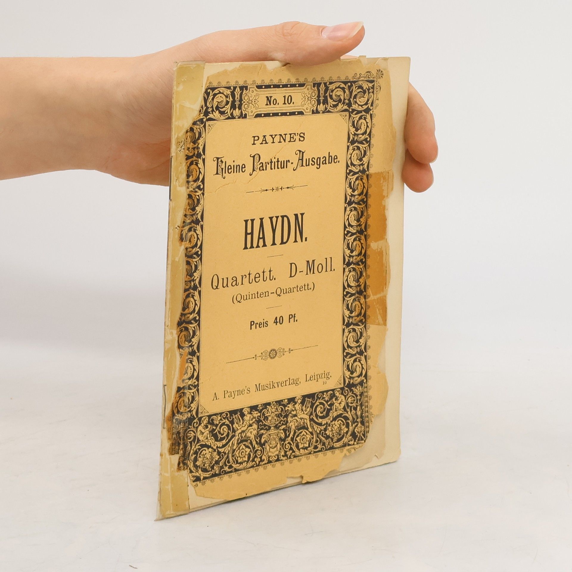 Joseph Haydn Haydn. Kaiser-Quartett. C-dur. Partitur