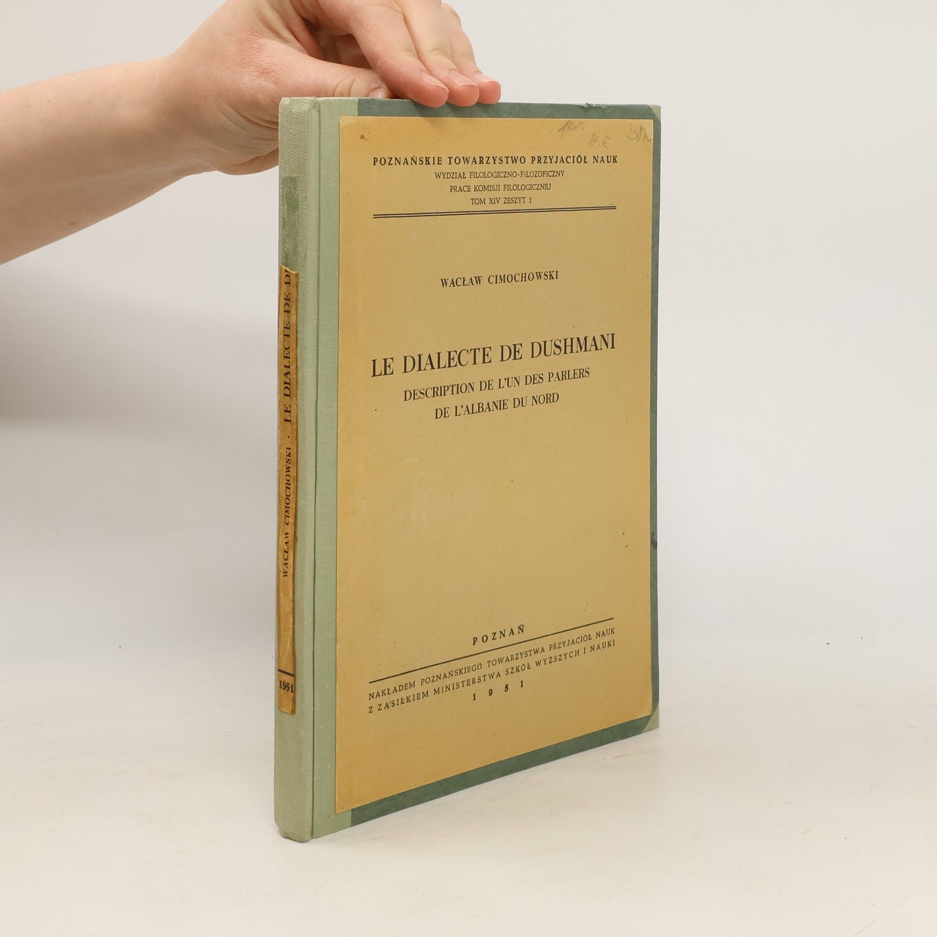 Wacław Cimochowski Le Dialecte de Dushmani
