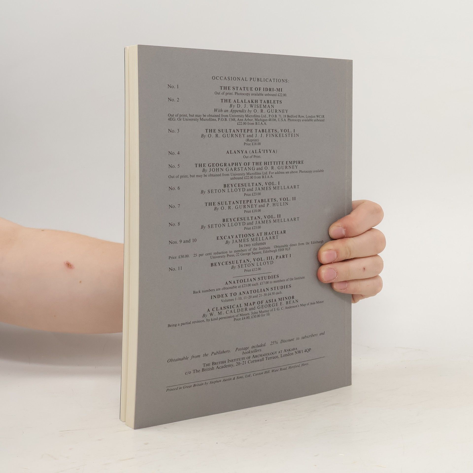 Autorenkollektiv Anatolian Studies. Volume XXXVII