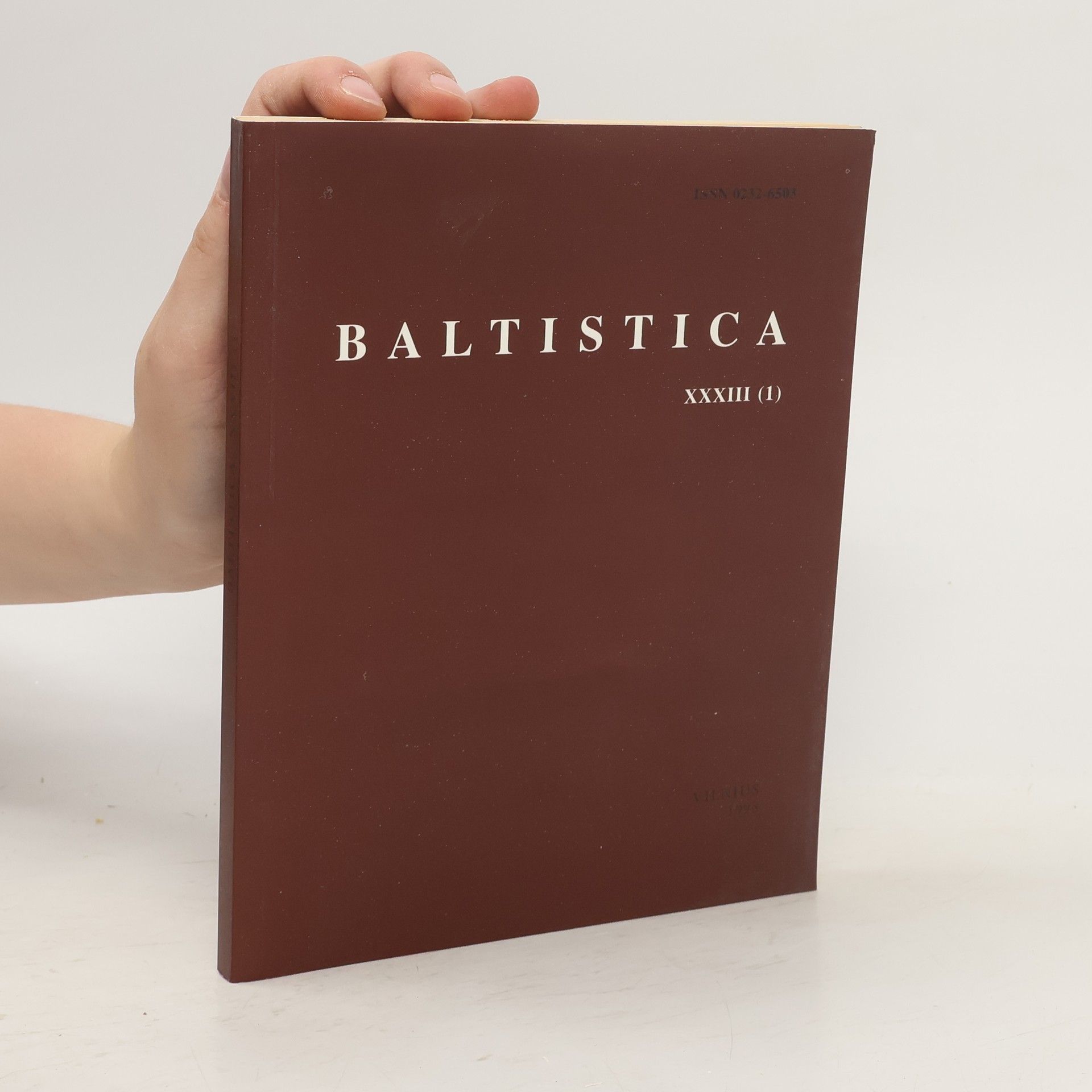 AA.VV. Baltistica XXXIII