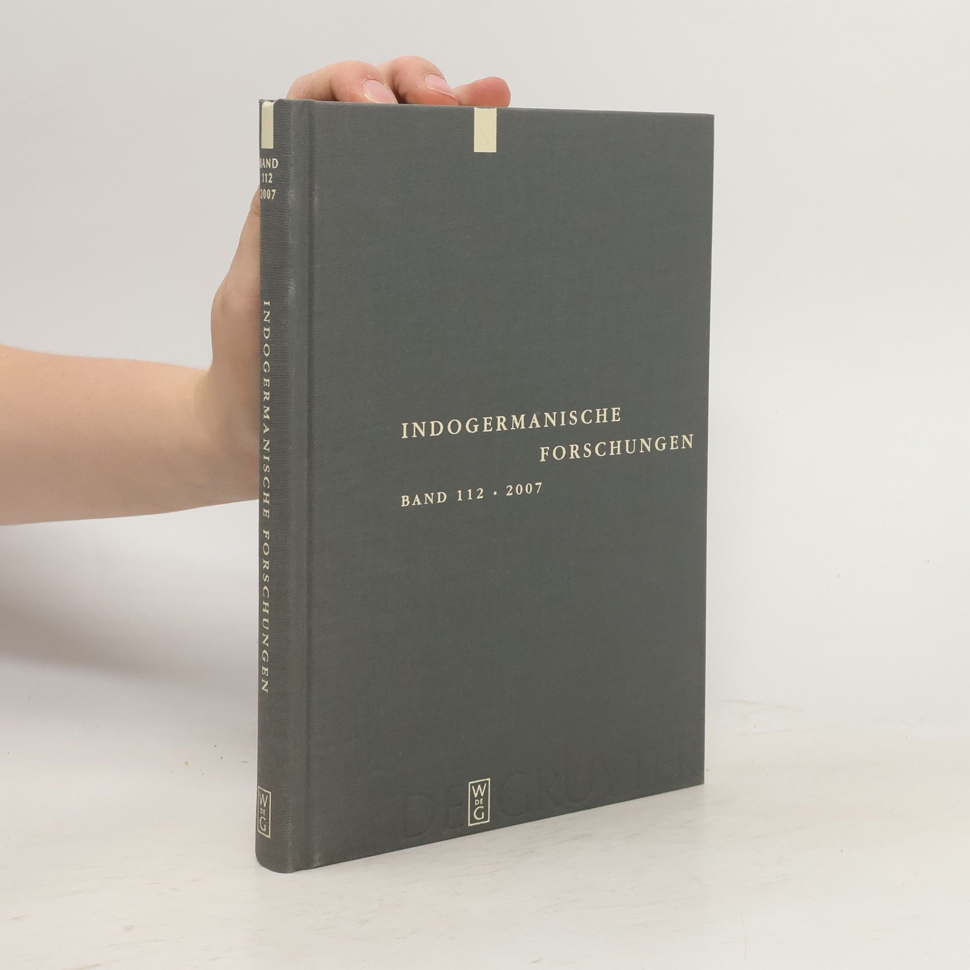 Wilhelm Streitberg Indogermanische Forschungen 112. Band