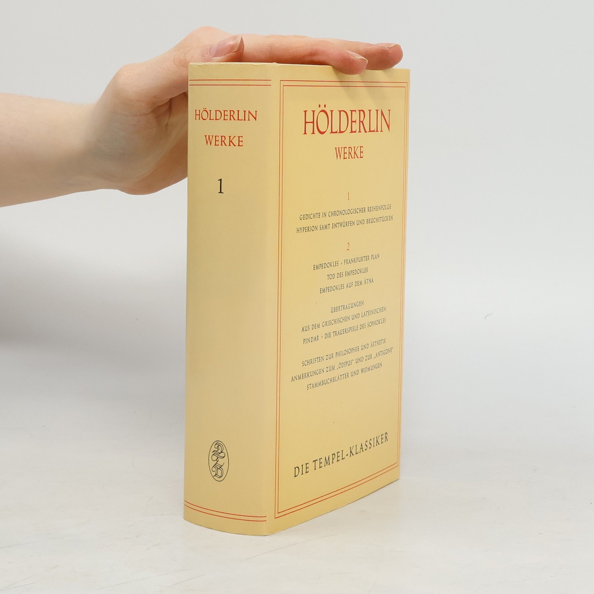 Autorenkollektiv Hölderlin Werke 1