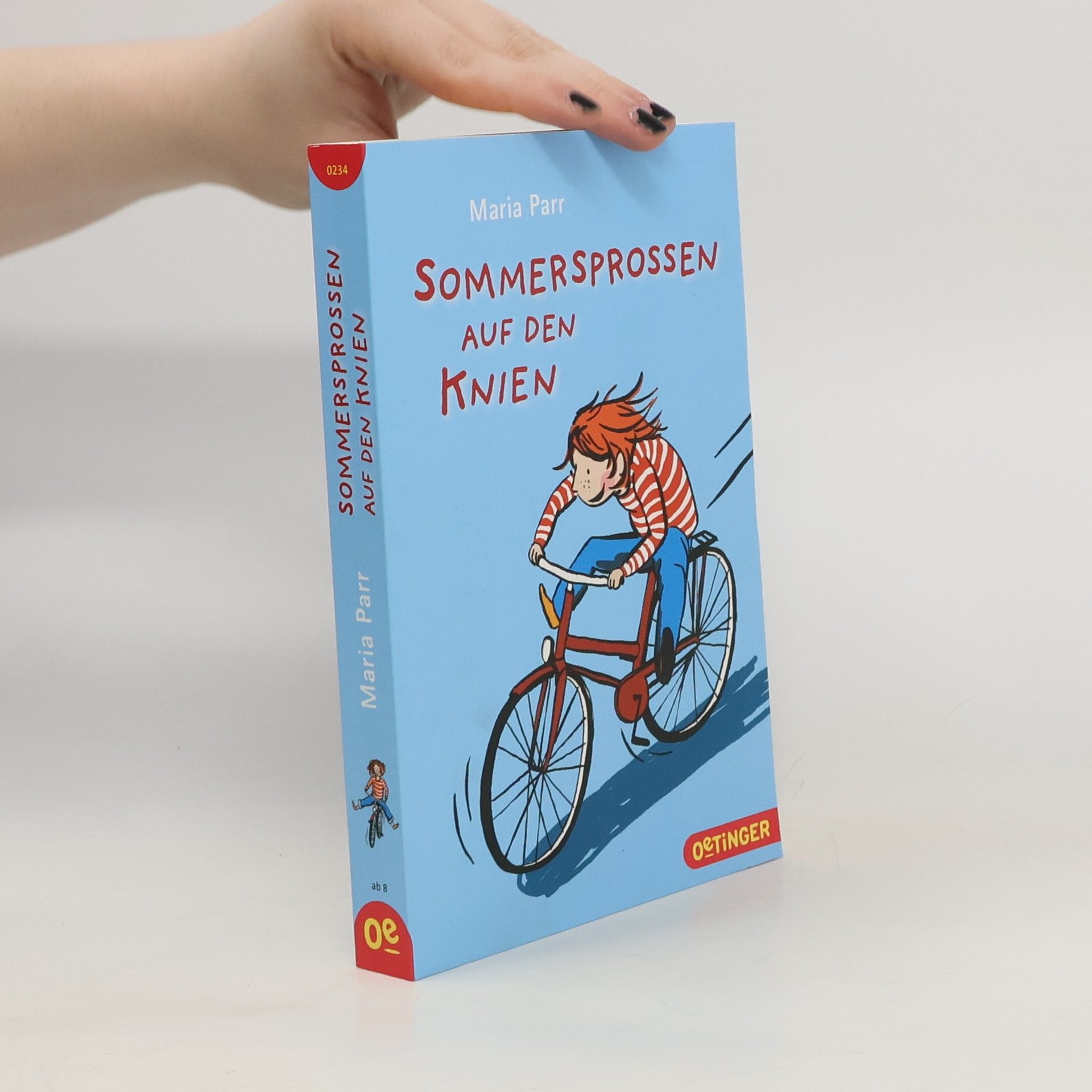 Maria Parr Sommersprossen auf den Knien
