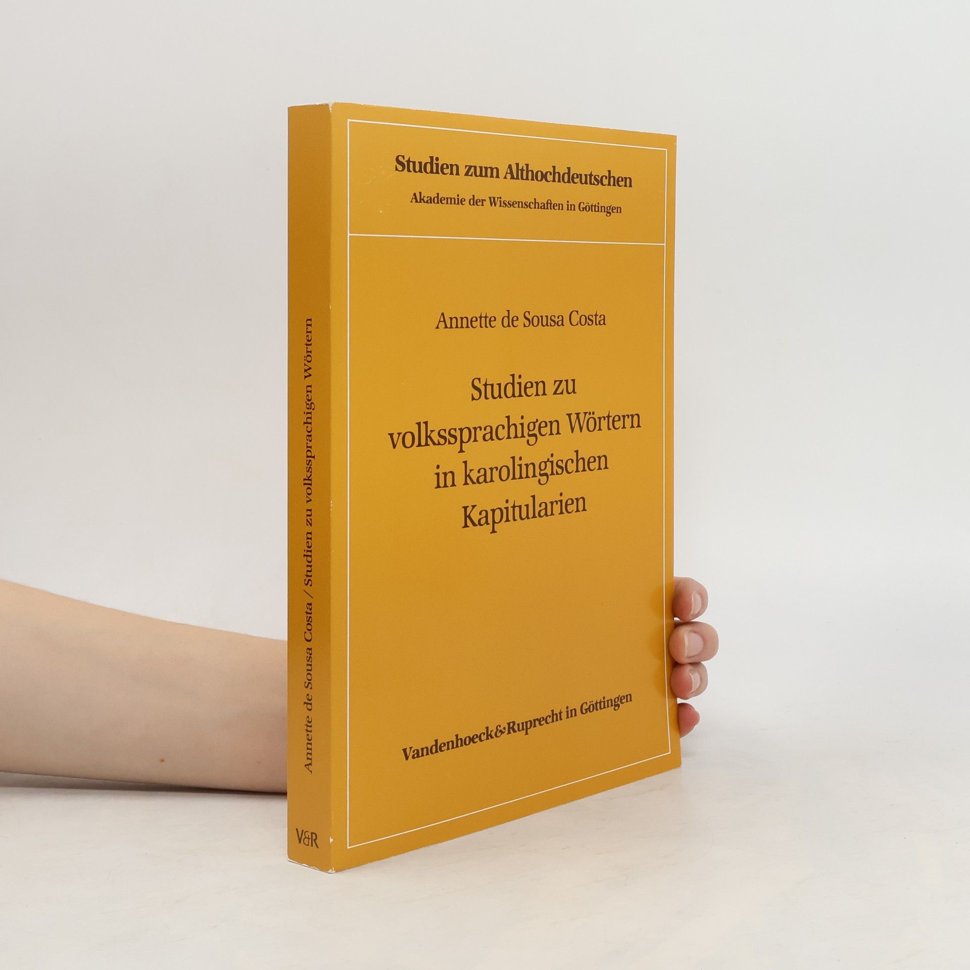 Annette de Sousa Costa Studien zu volkssprachigen Wörtern in karolingischen Kapitularien