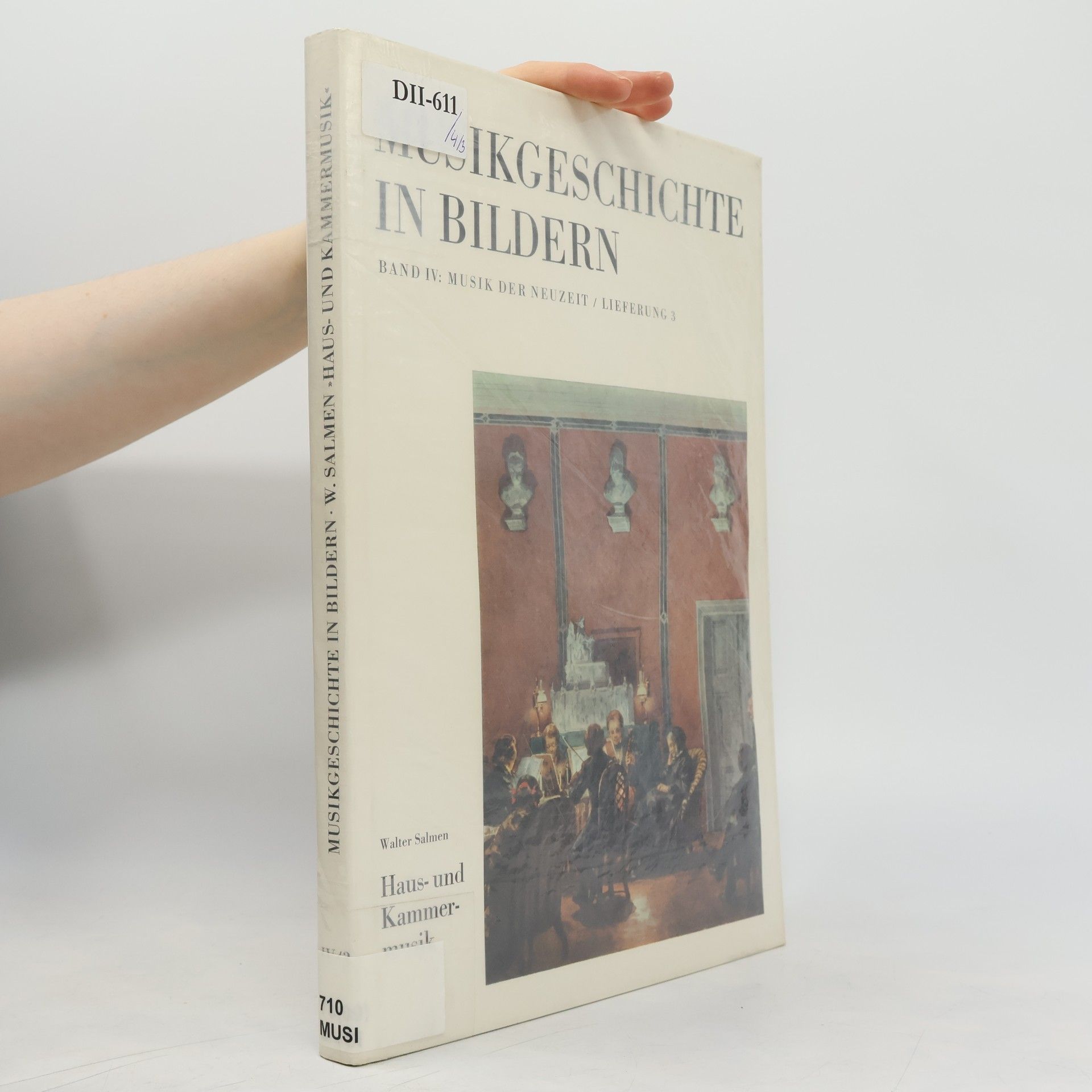 Walter Salmen Musikgeschichte in Bildern Band IV