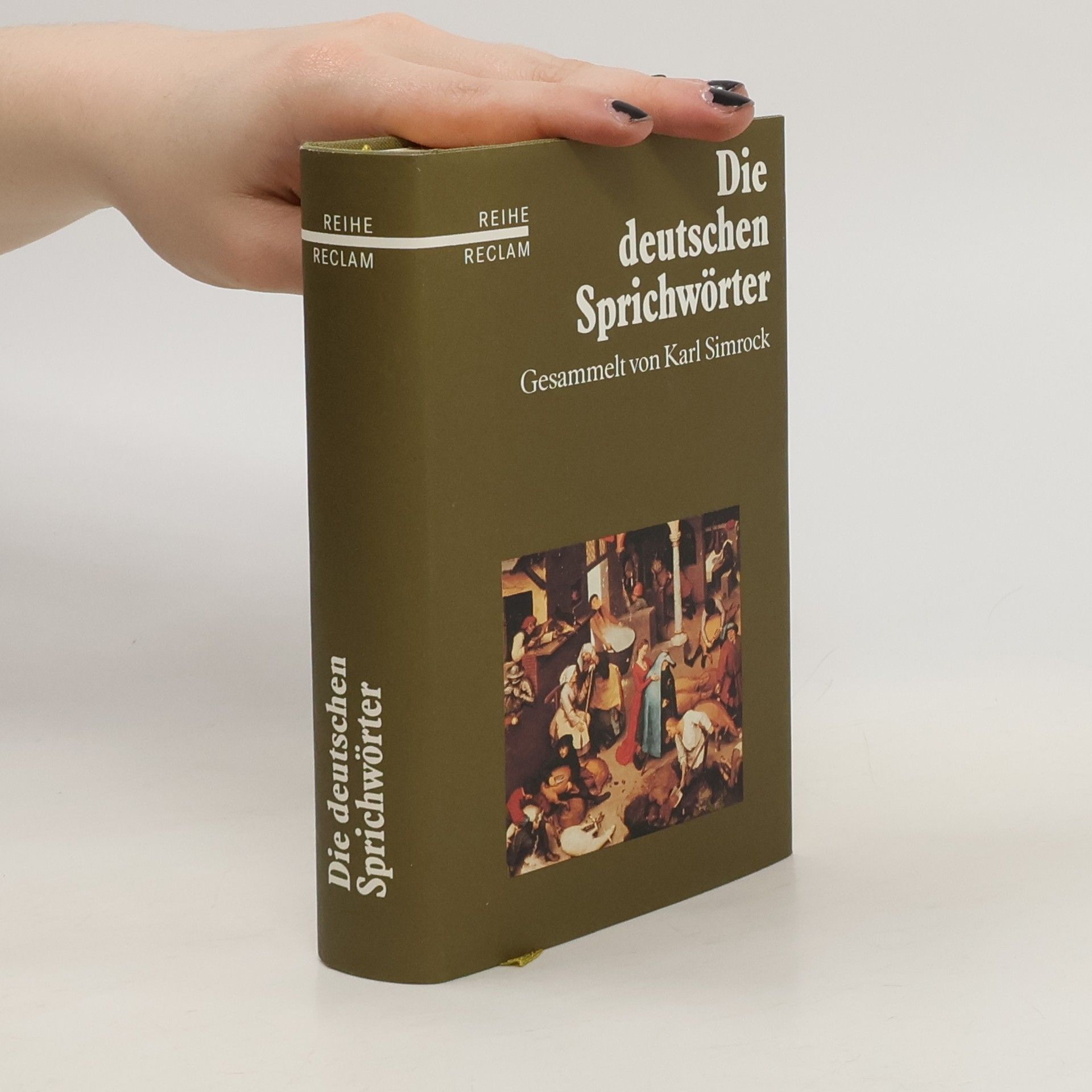 Karl Joseph Simrock Die deutschen Sprichwörter