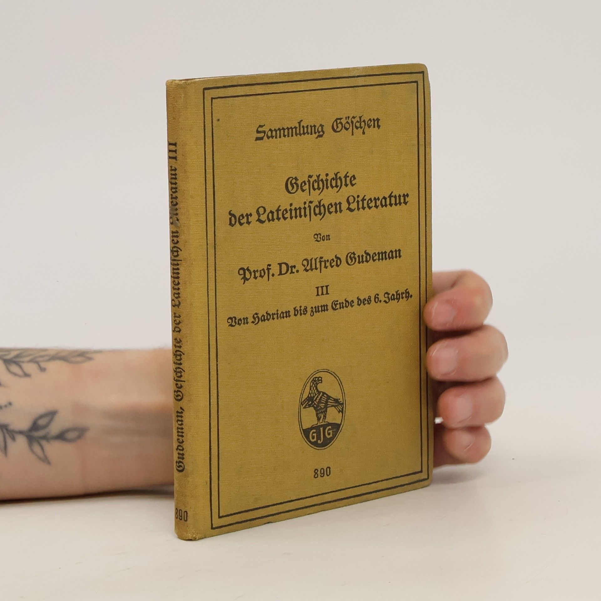 Alfred Gudeman Geschichte der Lateinischen Literatur 3