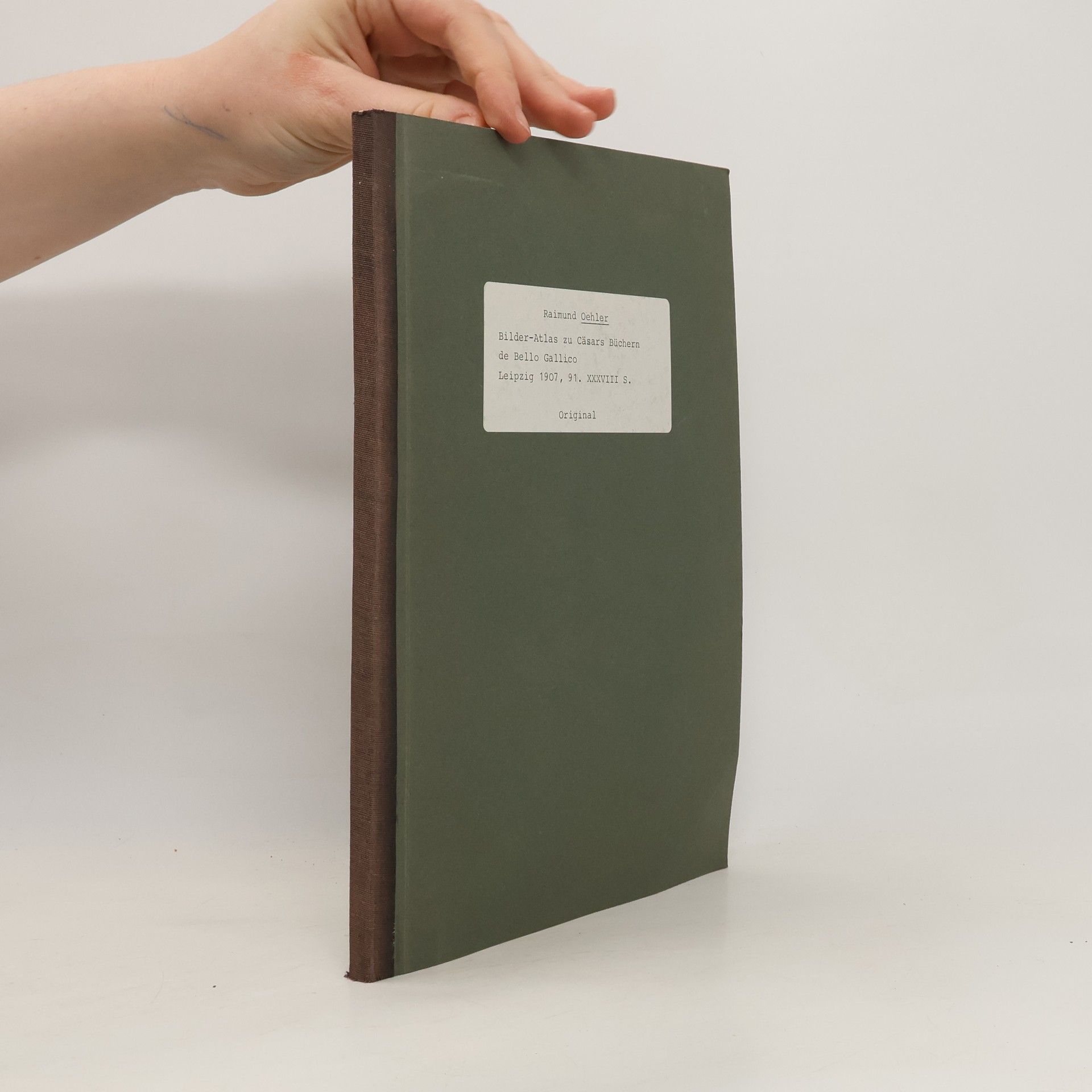 Raimund Oehler Bilderatlas zu Cäsars Büchern de bello Gallico