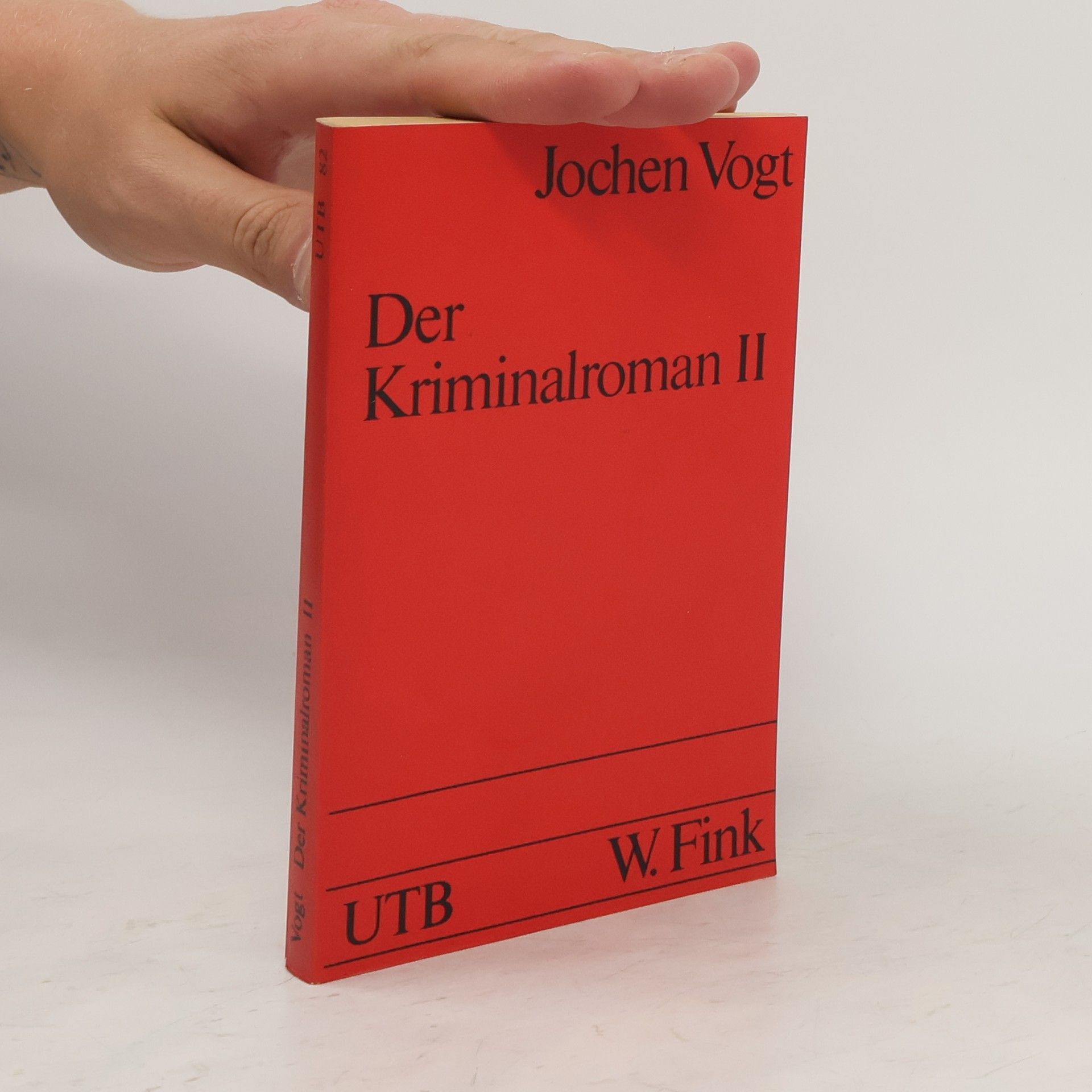 Jochen Vogt Der Kriminalroman II