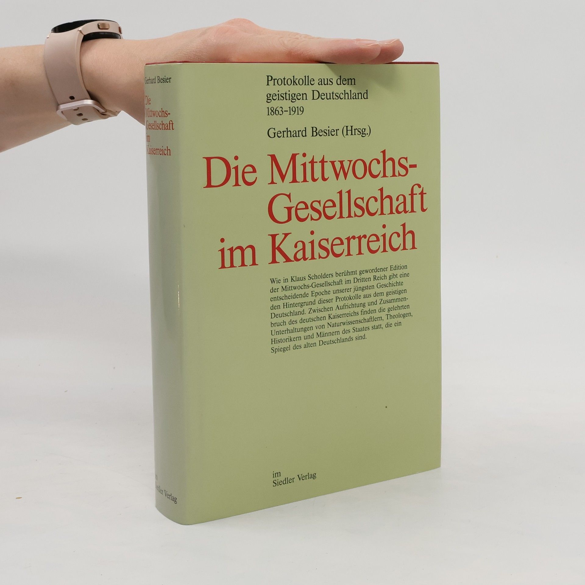 Gerhard Besier Die Mittwochs-Gesellschaft im Kaiserreich