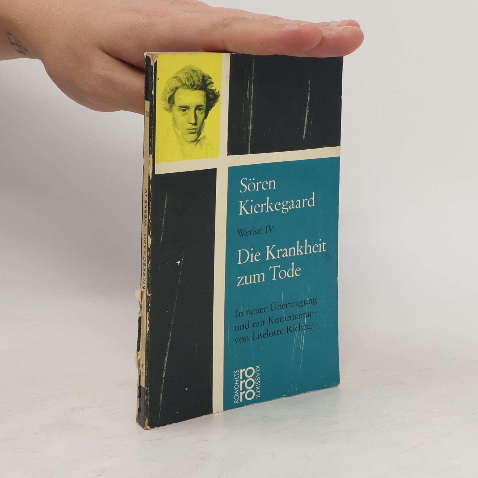 Soren Kierkegaard Werke IV. Die Krankheit zum Tode