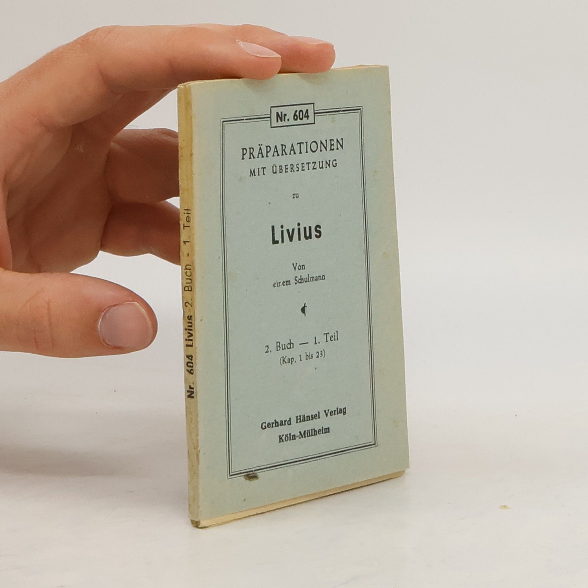 kolektiv Präparationen mit übersetzung zu Livius 2. Buch - 1. Teil