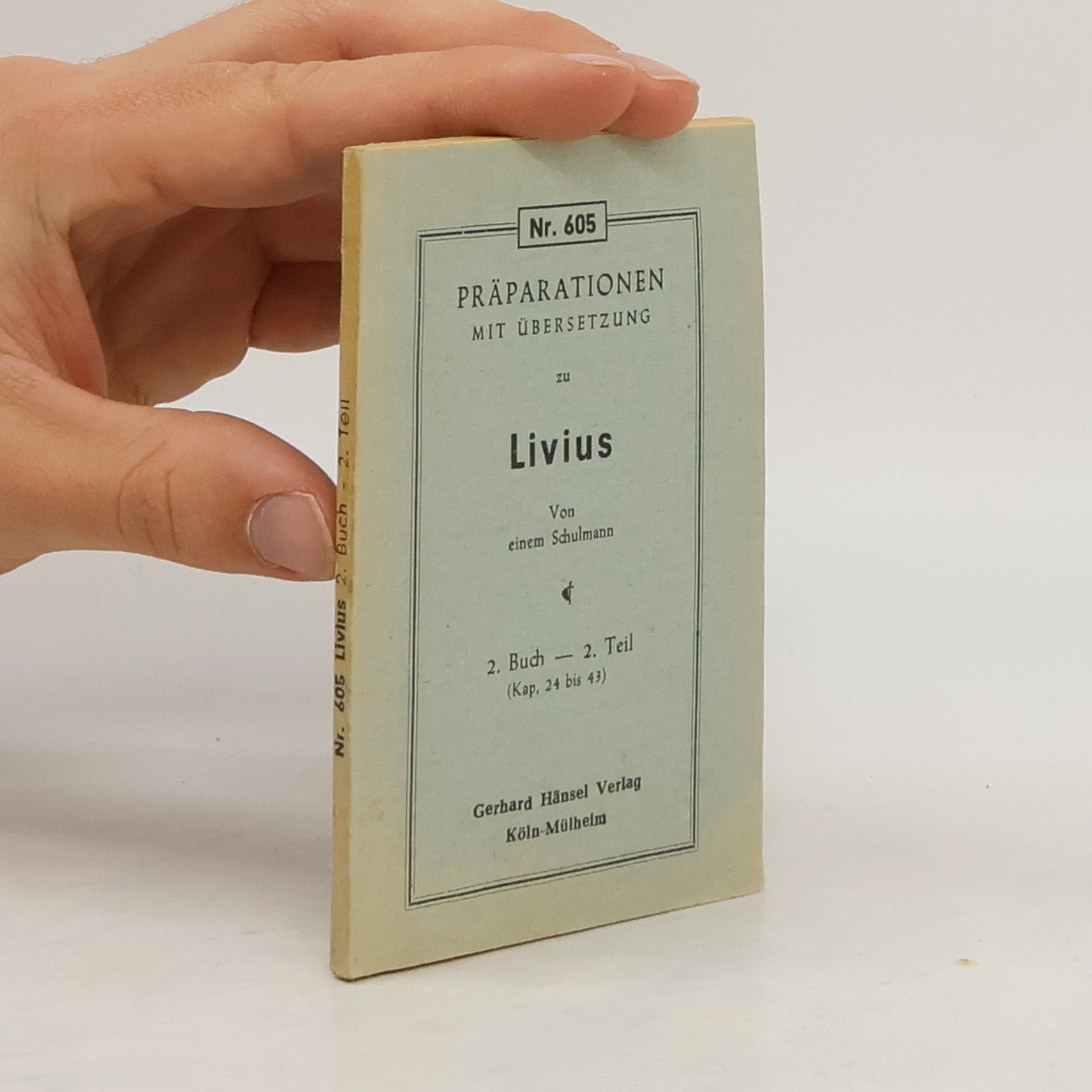 kolektiv Präparationen mit übersetzung zu Livius 2. Buch 2.Teil