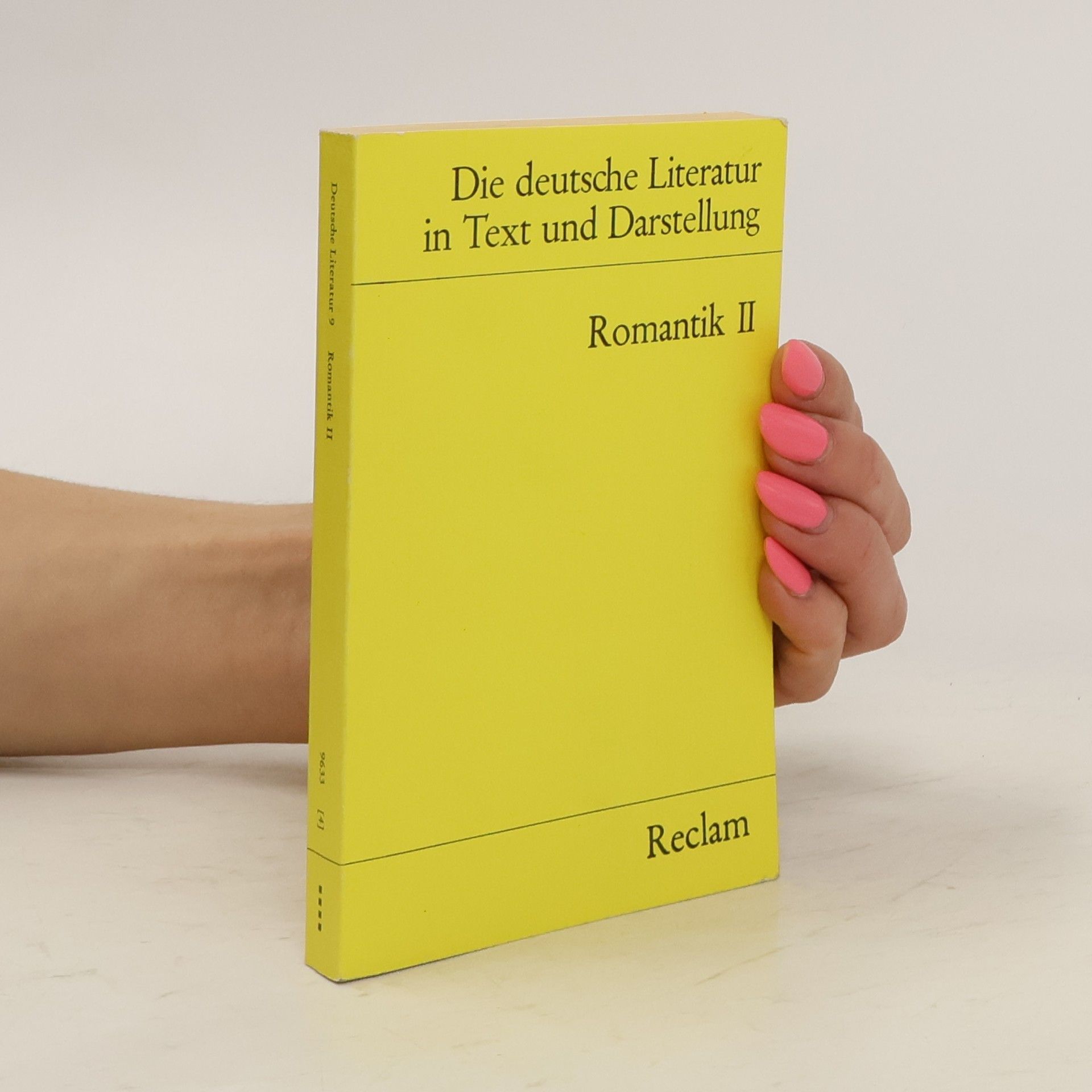 Otto F. Best Die deutsche Literatur in Text und Darstellung, Band 9: Romantik II
