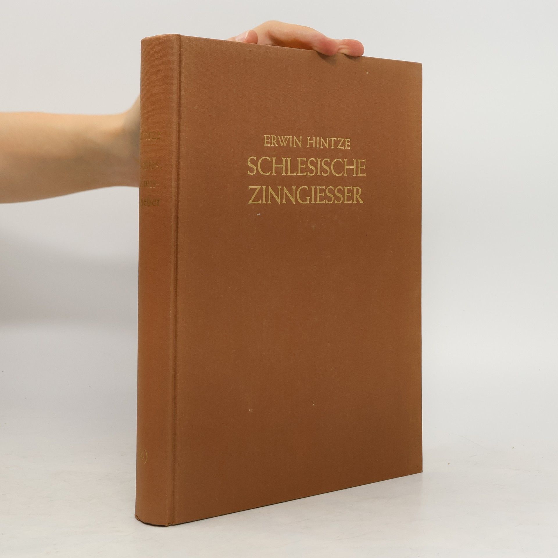 Erwin Hintze Schlesische Zinngiesser IV.
