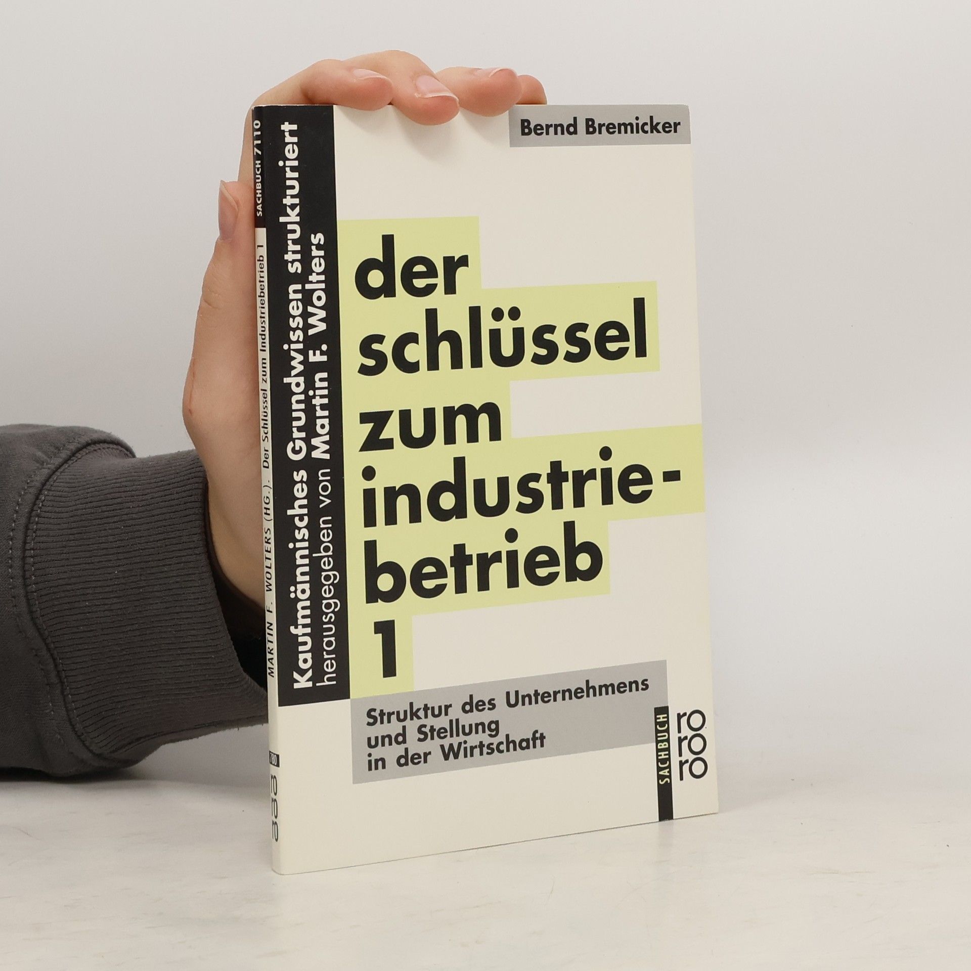 Bernd Bremicker Der Schlüssel zum Industriebetrieb