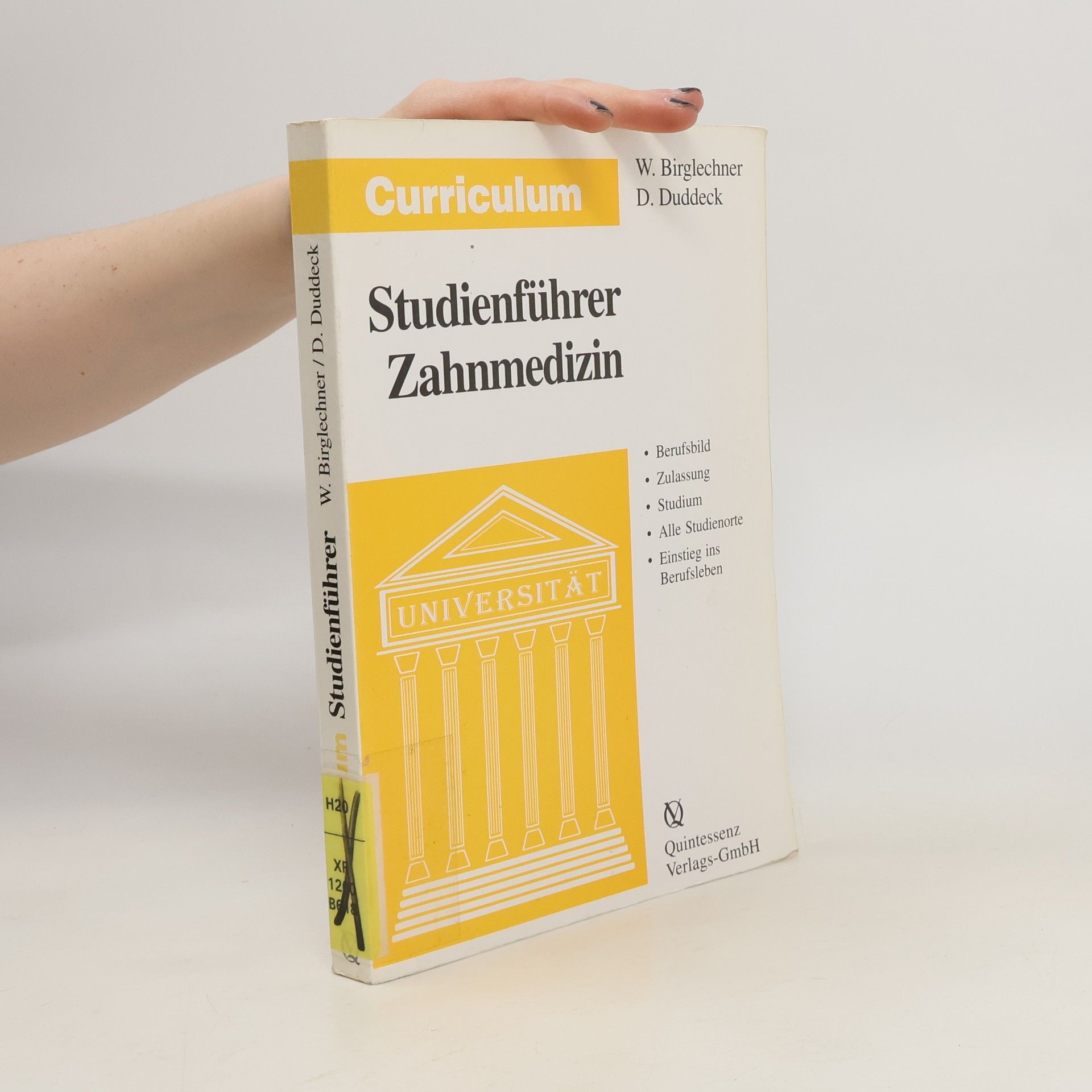 Werner Birglechner Studienführer Zahnmedizin