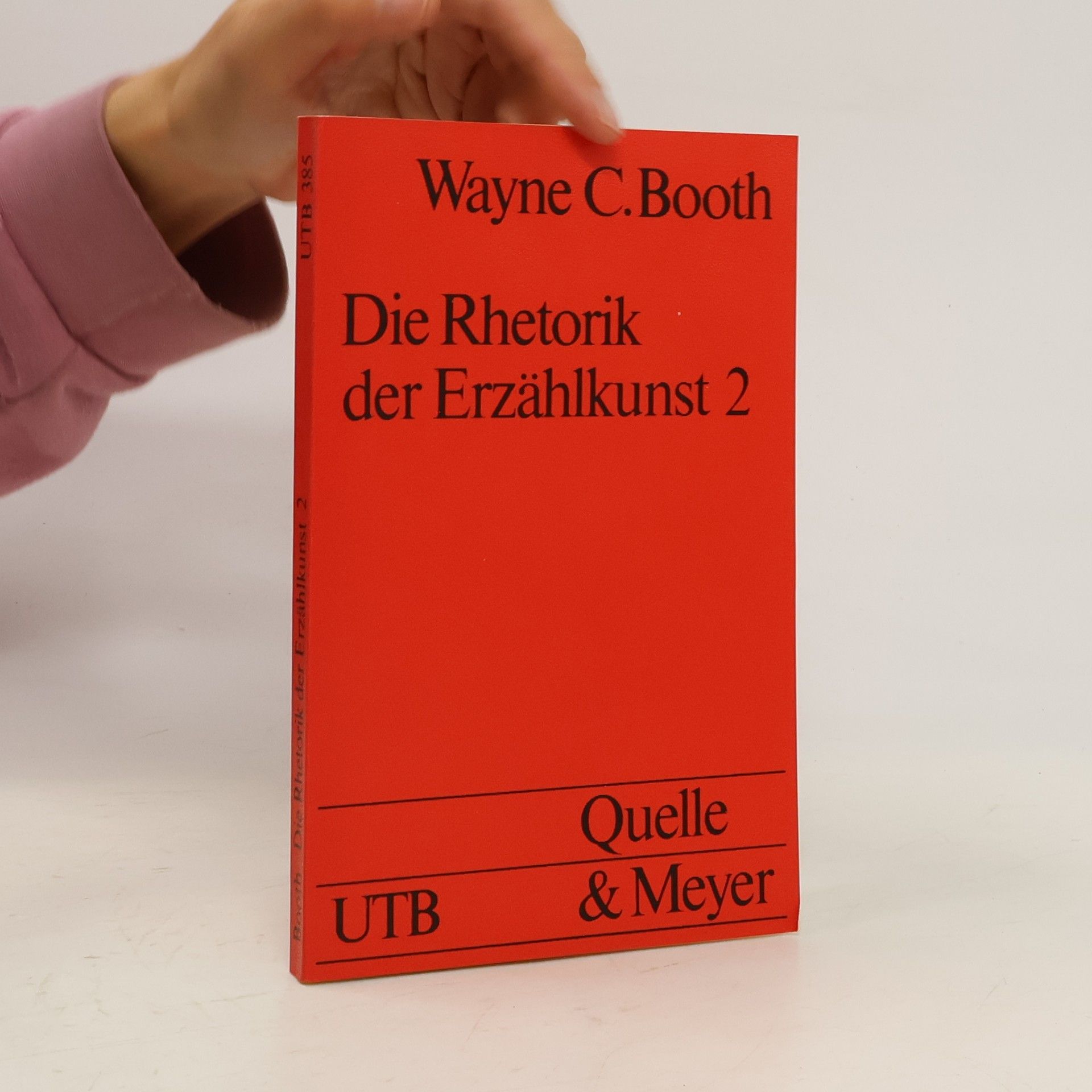 Wayne C. Booth Die Rhetorik der Erzählkunst 2
