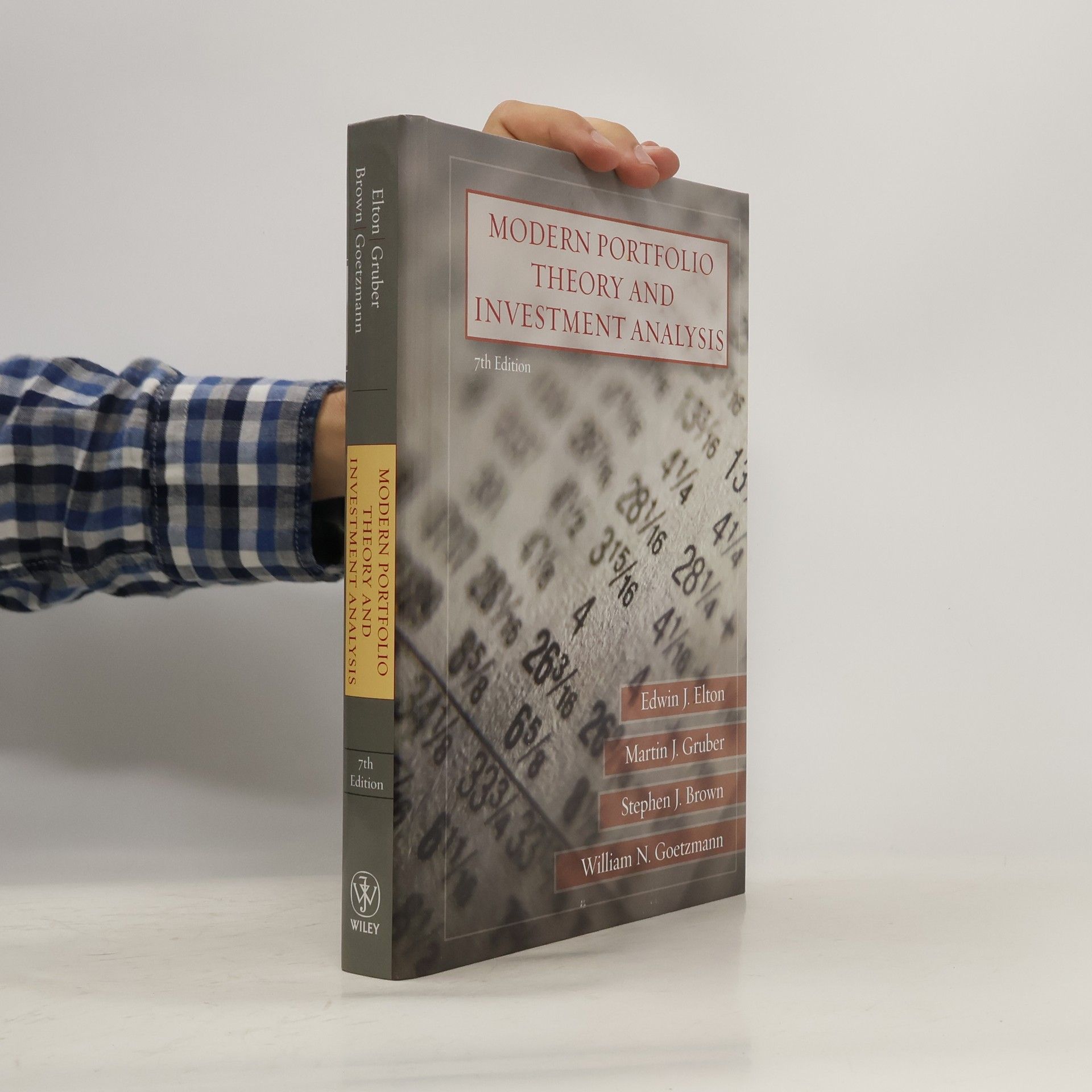 Edwin J Elton Modern Portfolio Theory and Investment Analysis