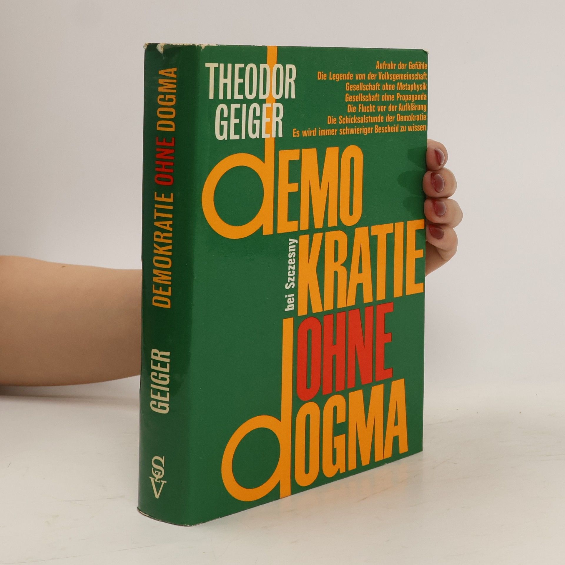 Theodor Geiger Demokratie ohne Dogma
