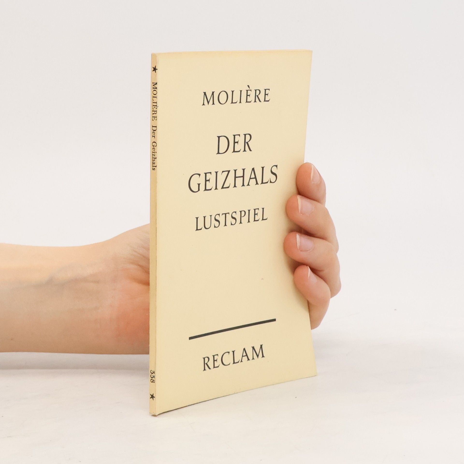 Molière Der Geizhals. Lustspiel