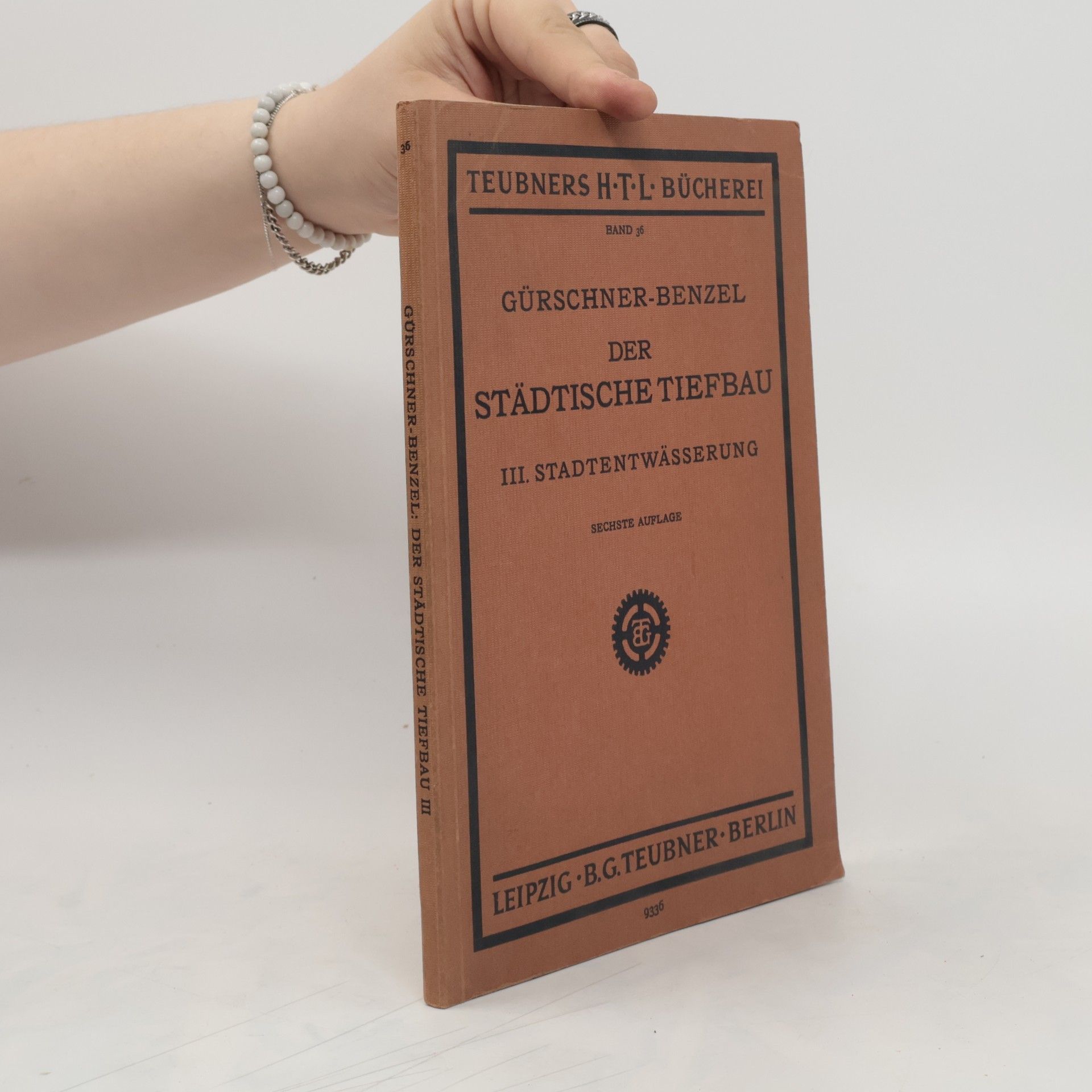 Robert Gürschner Der städtische Tiefbau III. Teil Stadtentwässerung