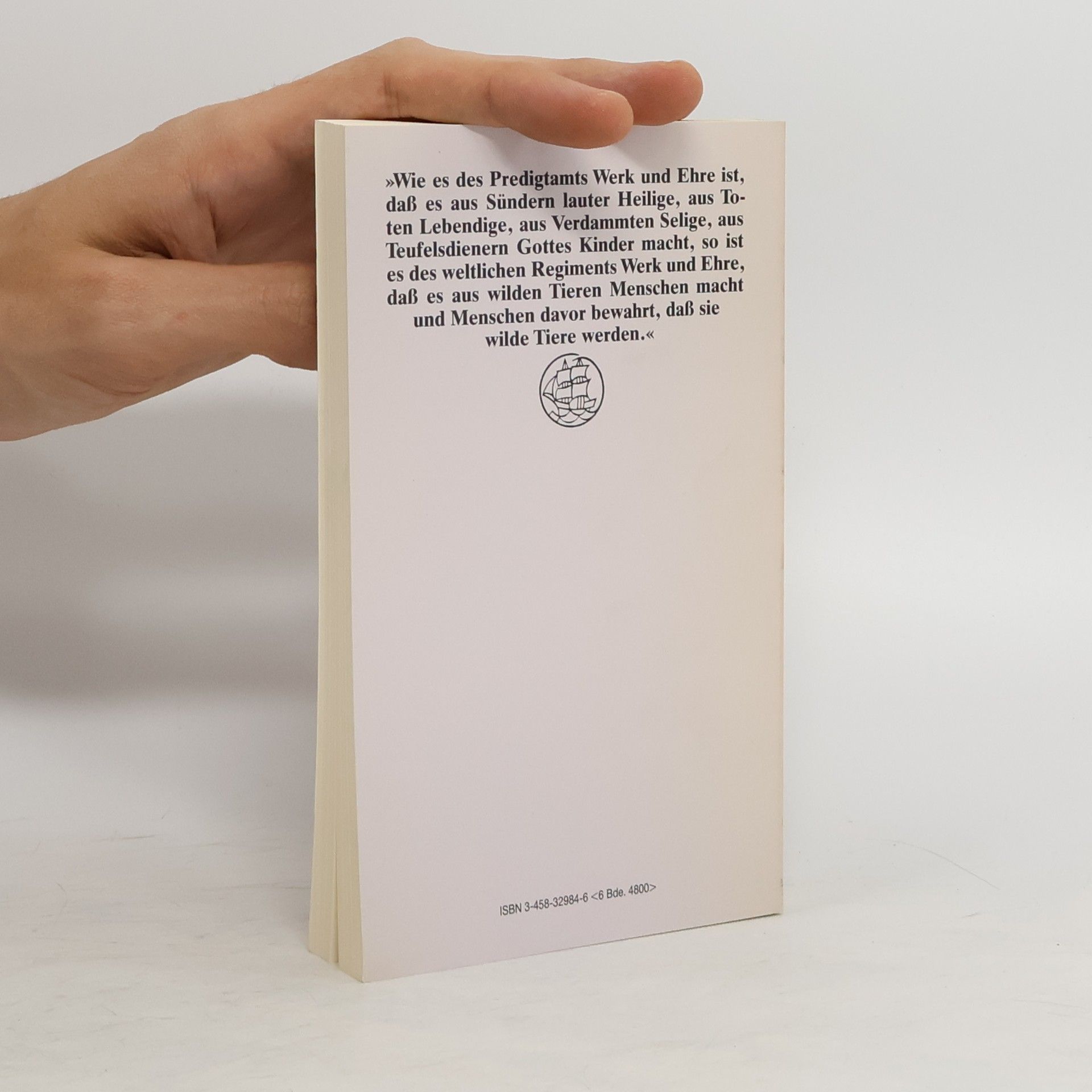 Martin Luther Ausgewählte Schriften