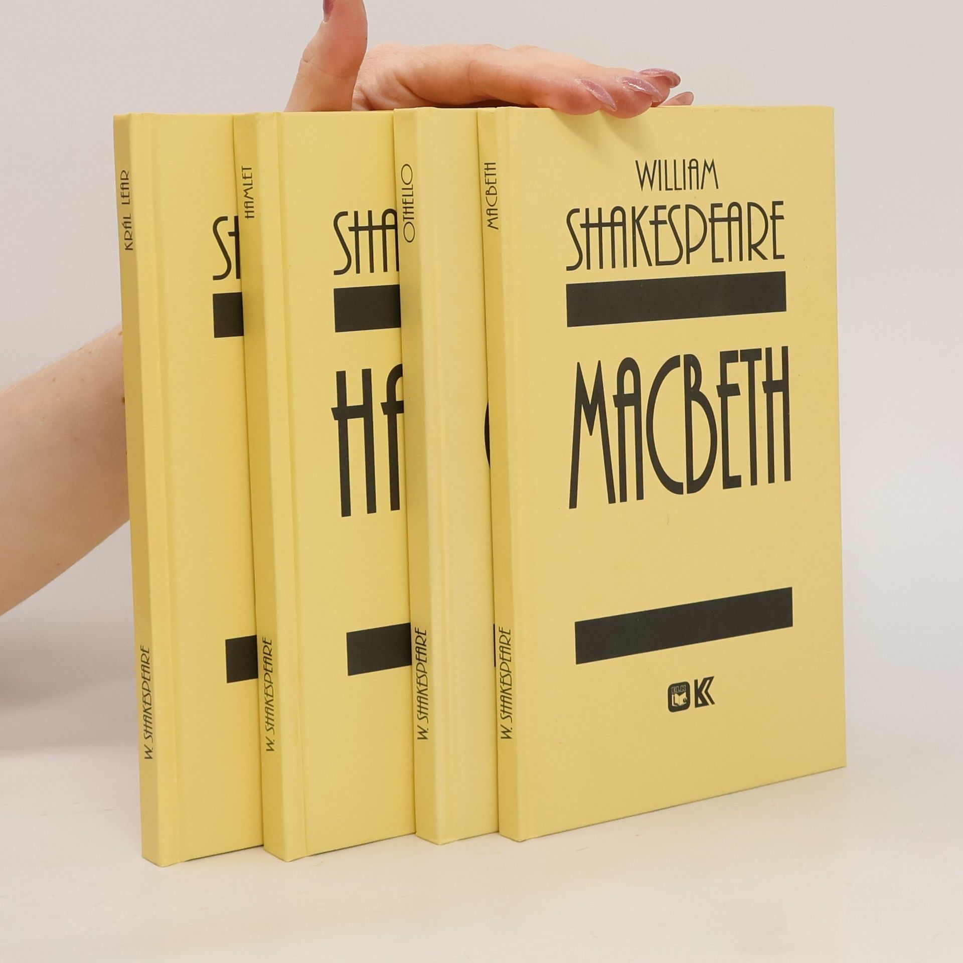 William Shakespeare 4x William Shakespeare box - Hamlet, Macbeth, Král Lear, Othello