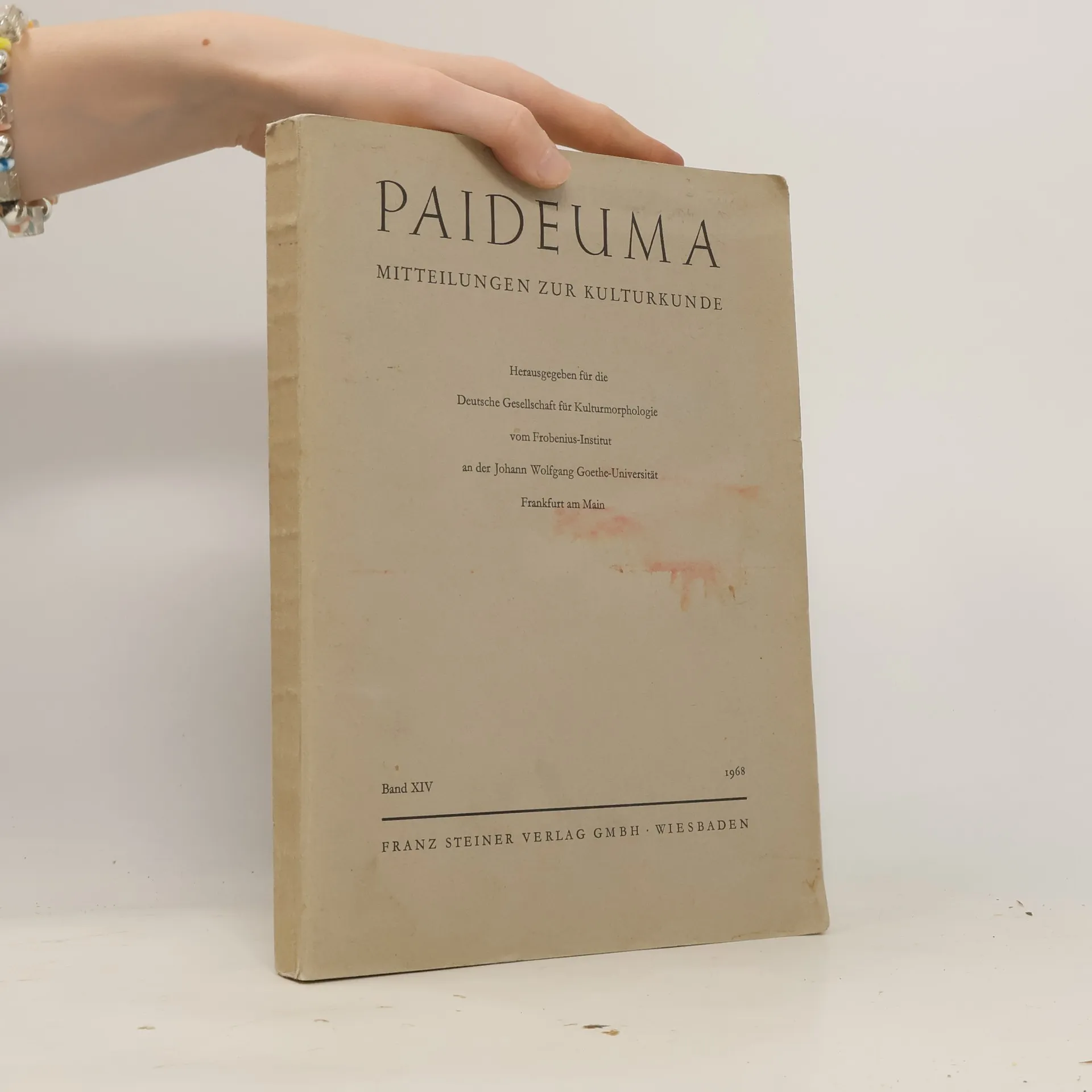 Paideuma: Mitteilungen zur Kulturkunde | kolektiv | German | Book