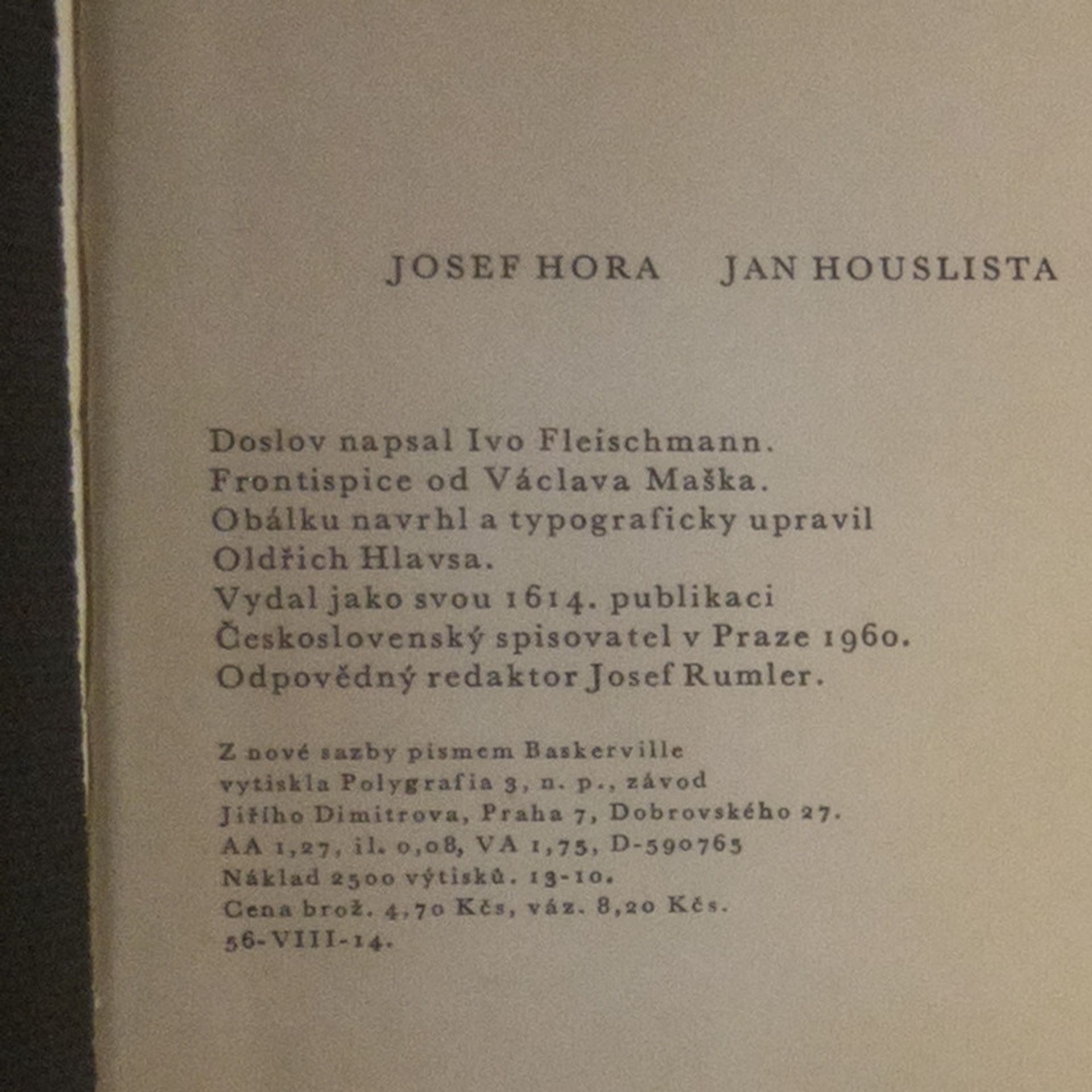Josef Hora Jan houslista