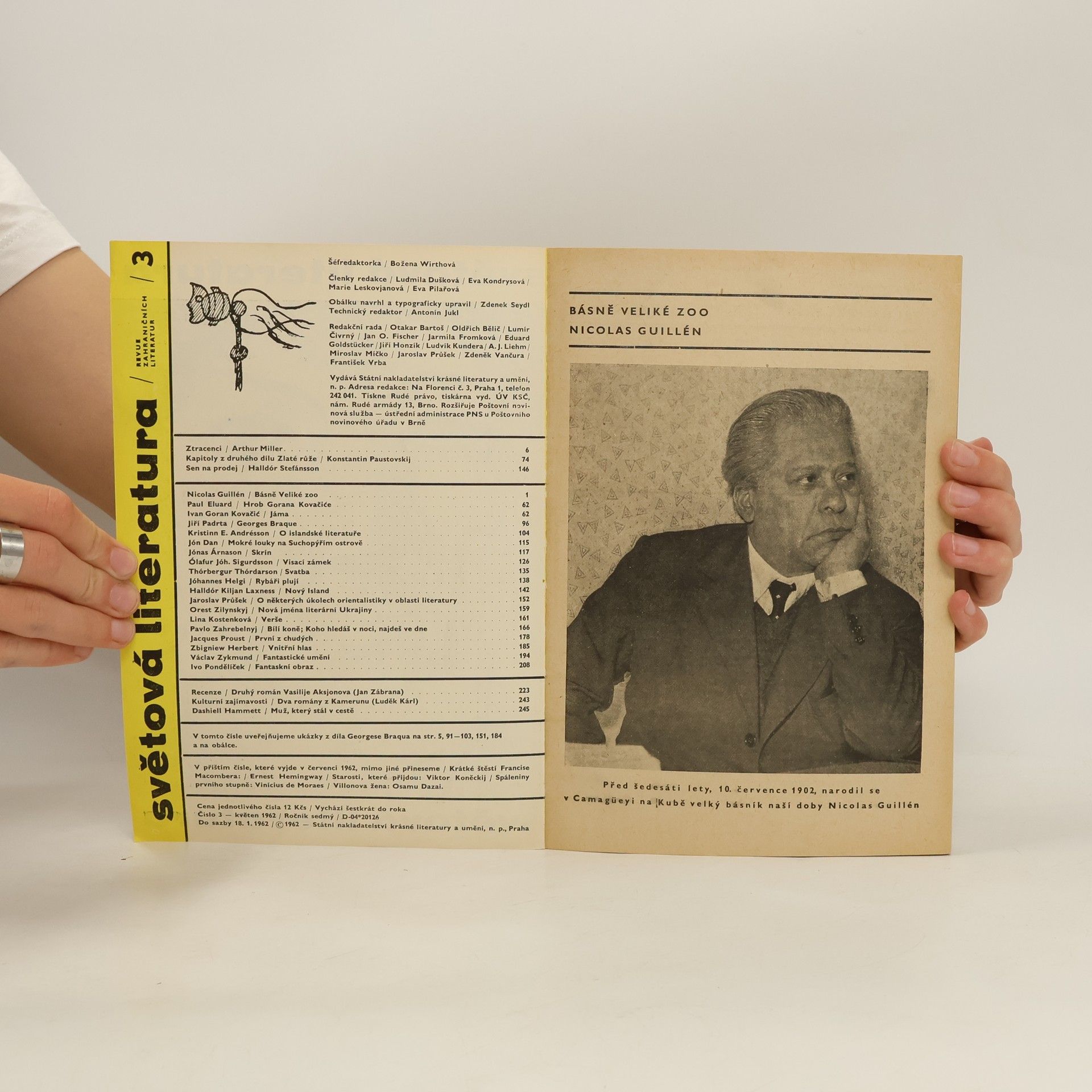 Kolektiv autorů Světová literatura 3/1962