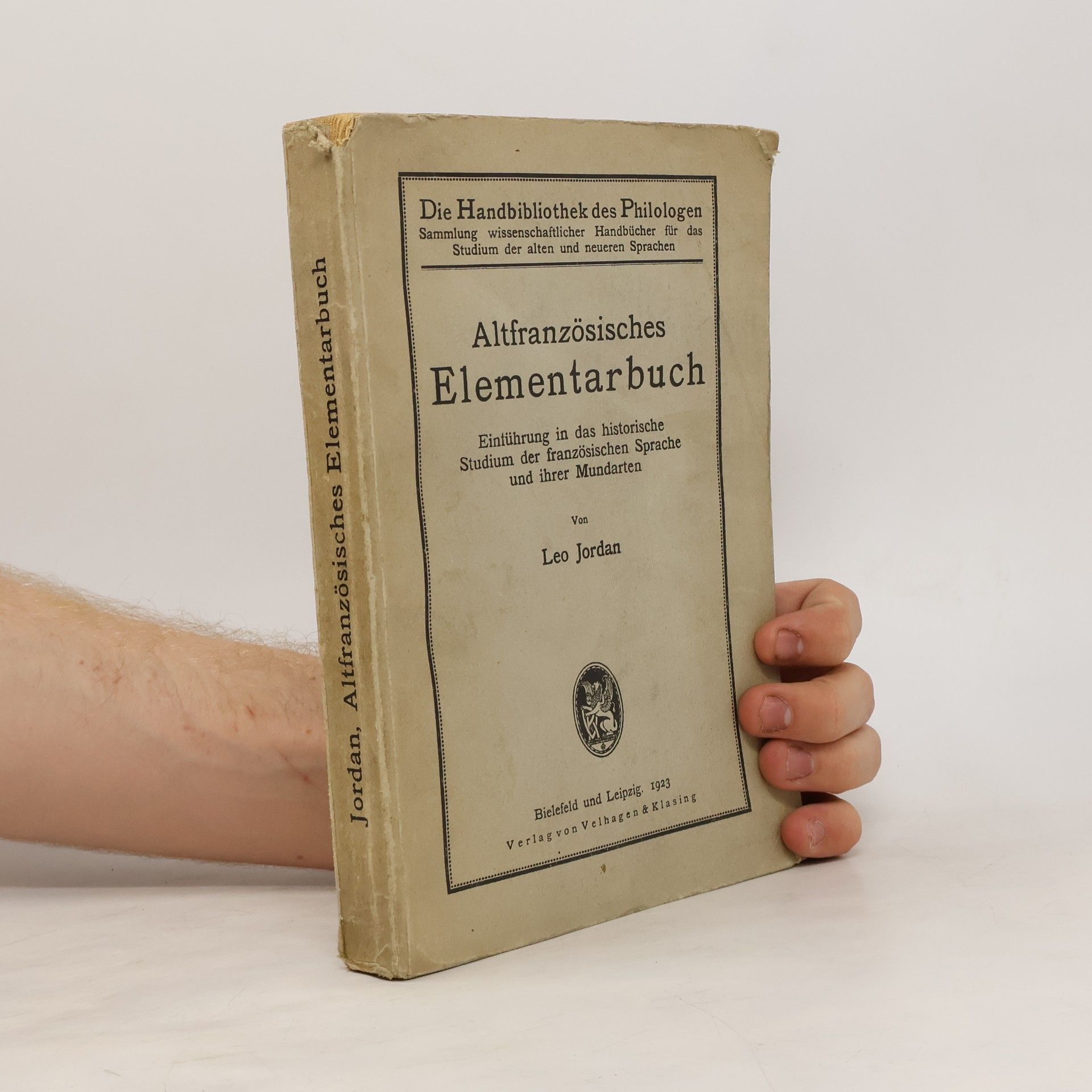 Leo Jordan Altfranzösisches Elementarbuch