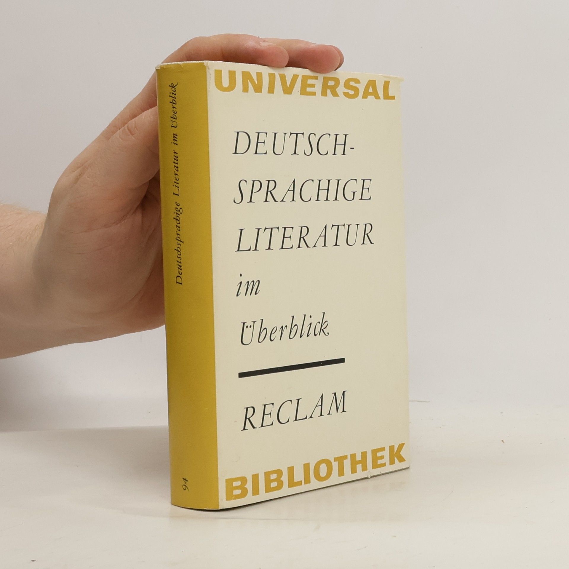 Hans-Georg Werner Deutsch-Sprachige Literatur im Überblick