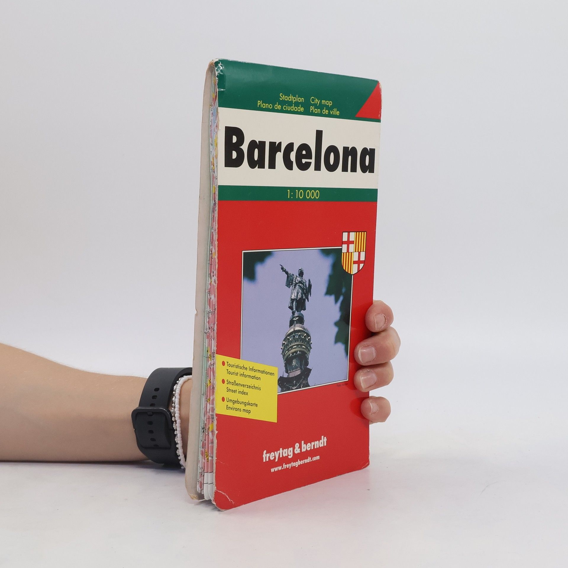 Freytag&Berndt Barcelona 1:10T plán města