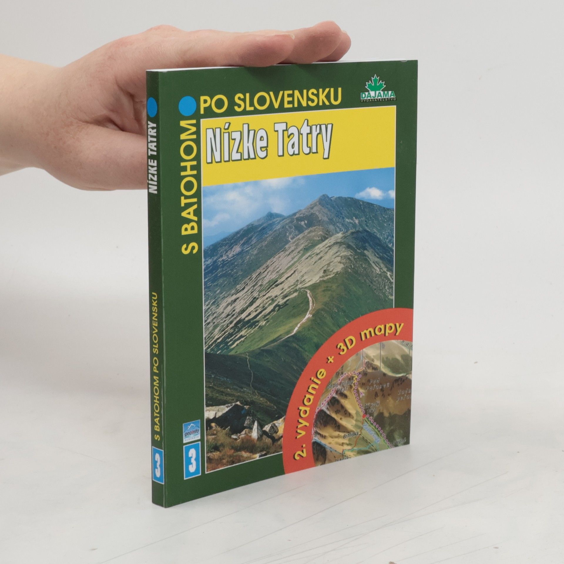 Ján Lacika Nízke Tatry - S batohom po Slovensku (3) - 2.vydanie + 3D mapy