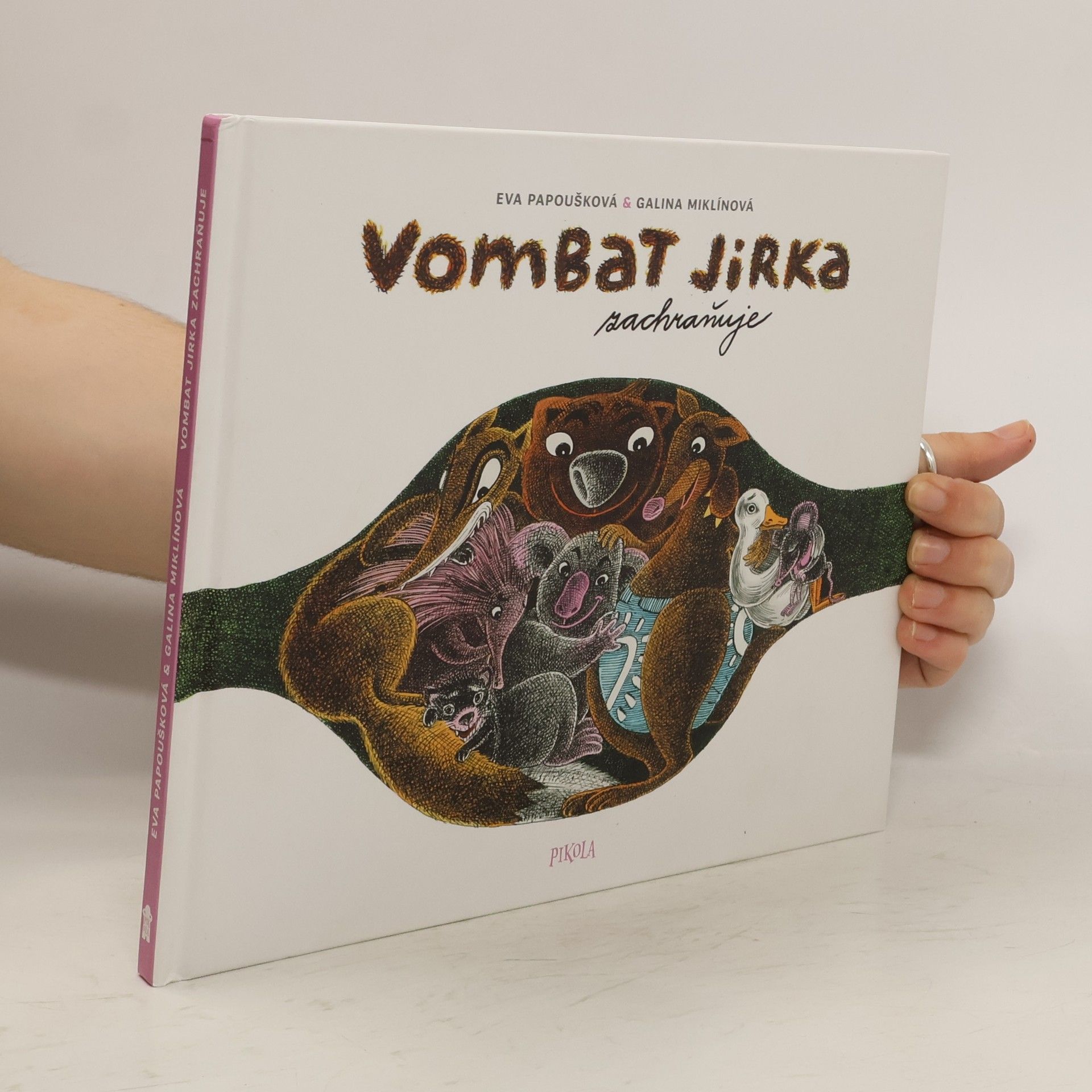 Eva Papoušková Vombat Jirka zachraňuje