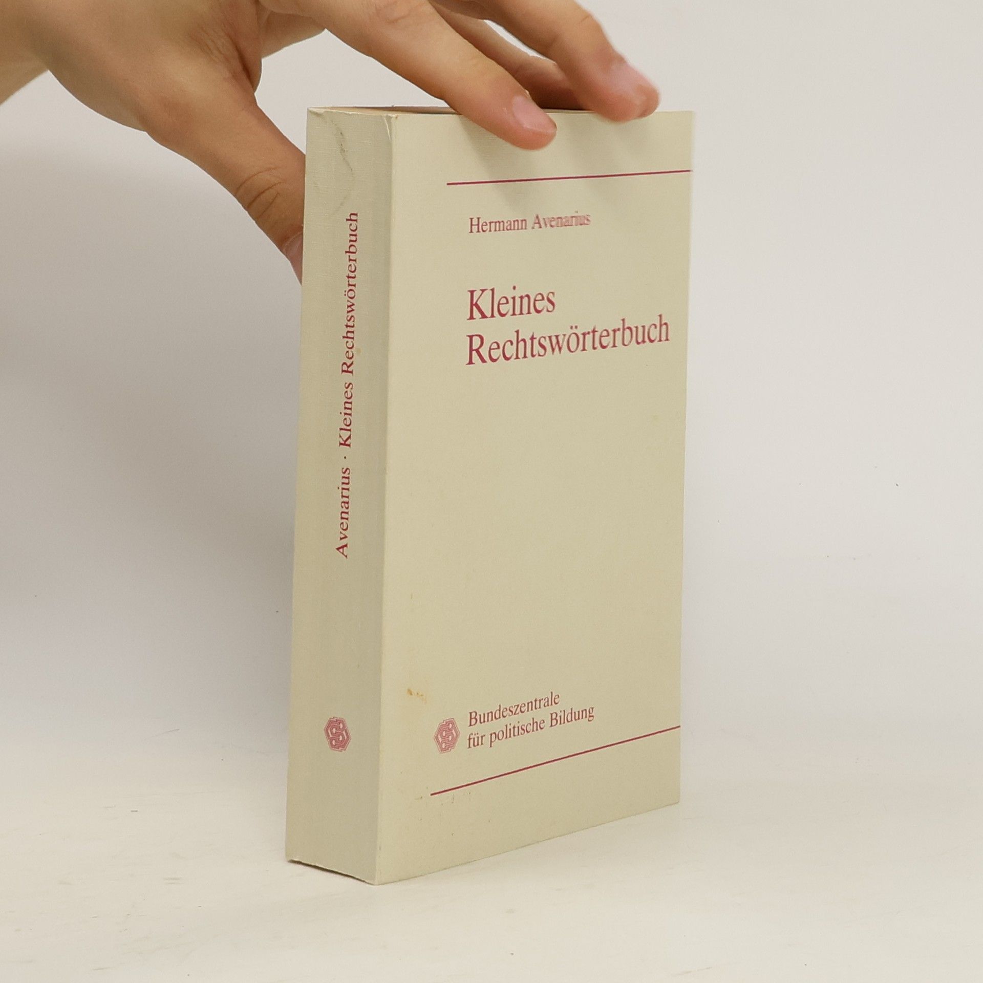 Hermann Avenarius Kleines Rechtswörterbuch