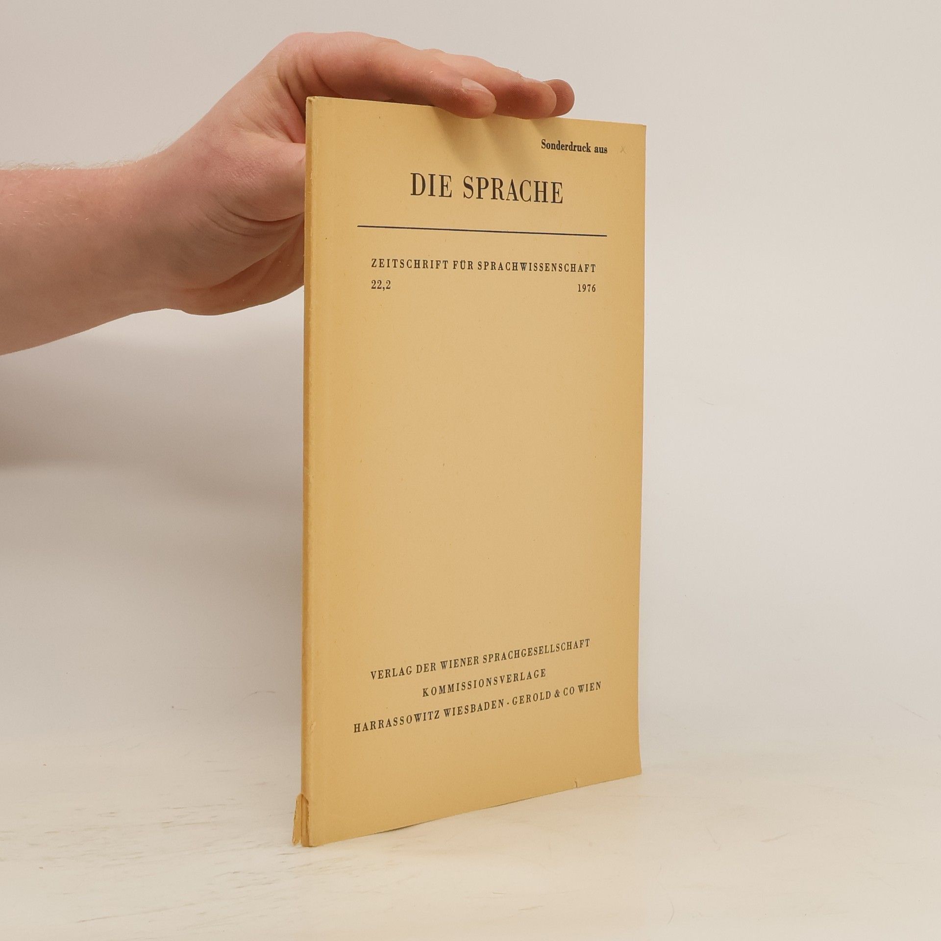 Autorenkollektiv Die Sprache 22/2/1976