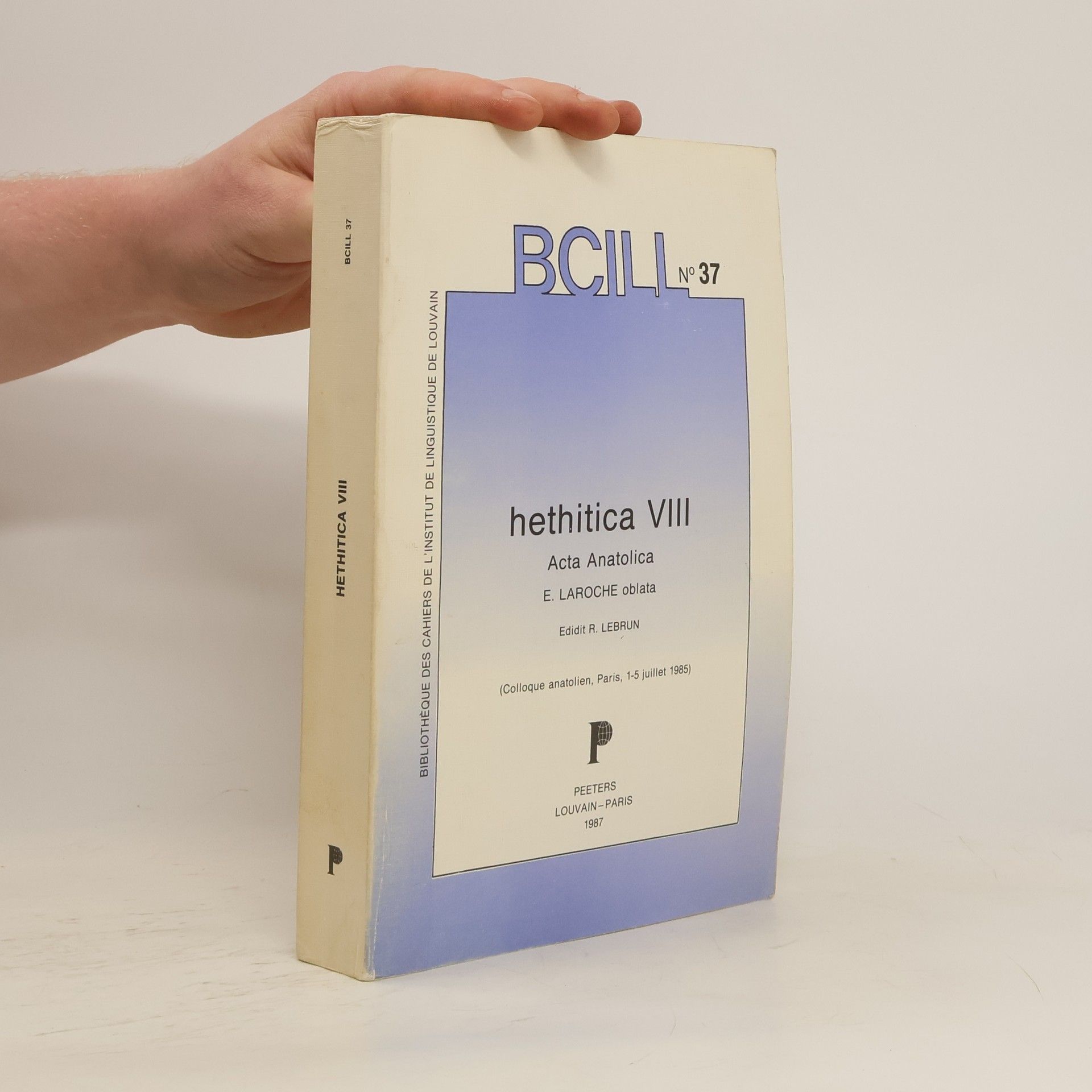 René Lebrun Hethitica VIII
