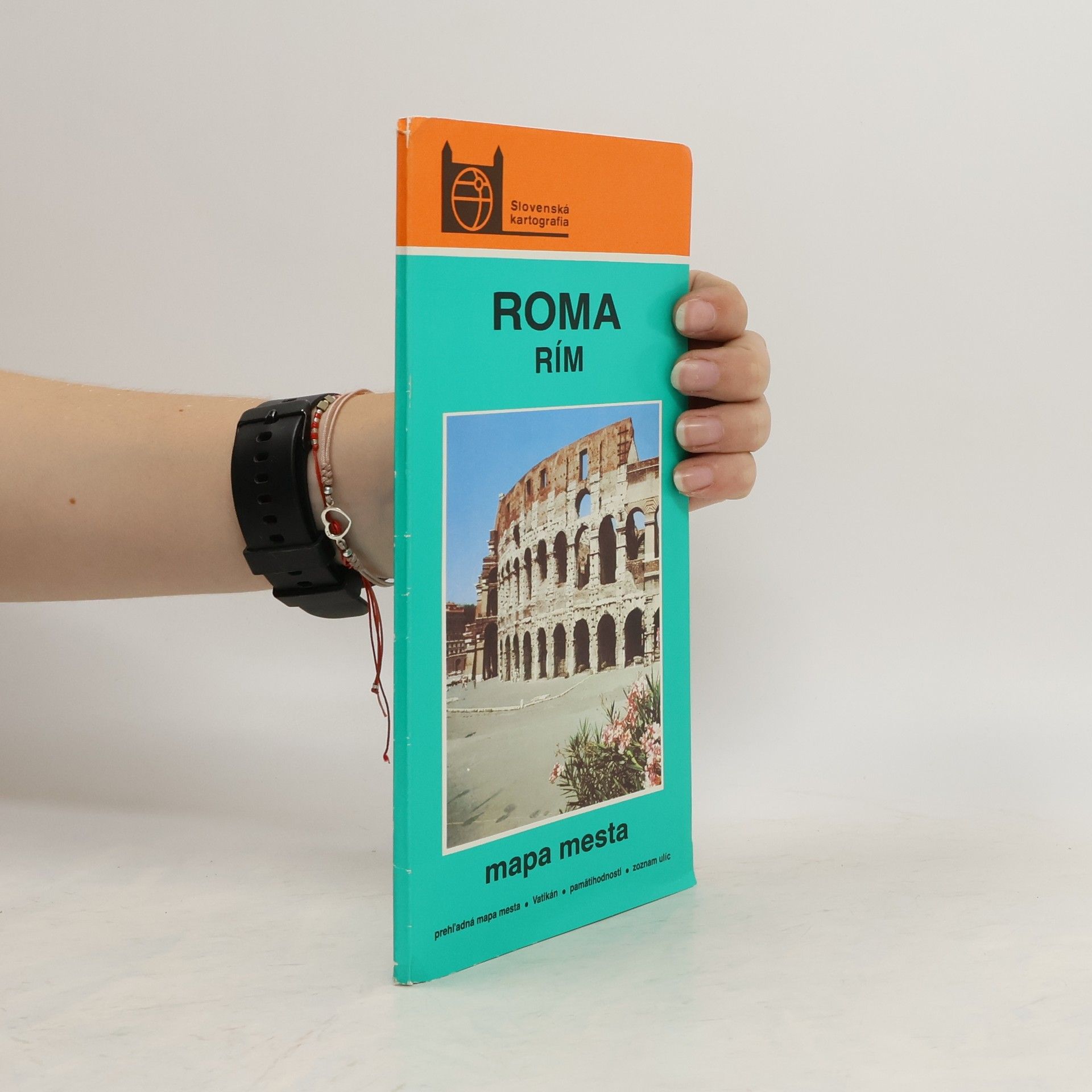 Autorenkollektiv Roma Rím : Mapa mesta.Prehladná mapa mesta-Vatikán-pamätihodnosti-zoznam ulíc