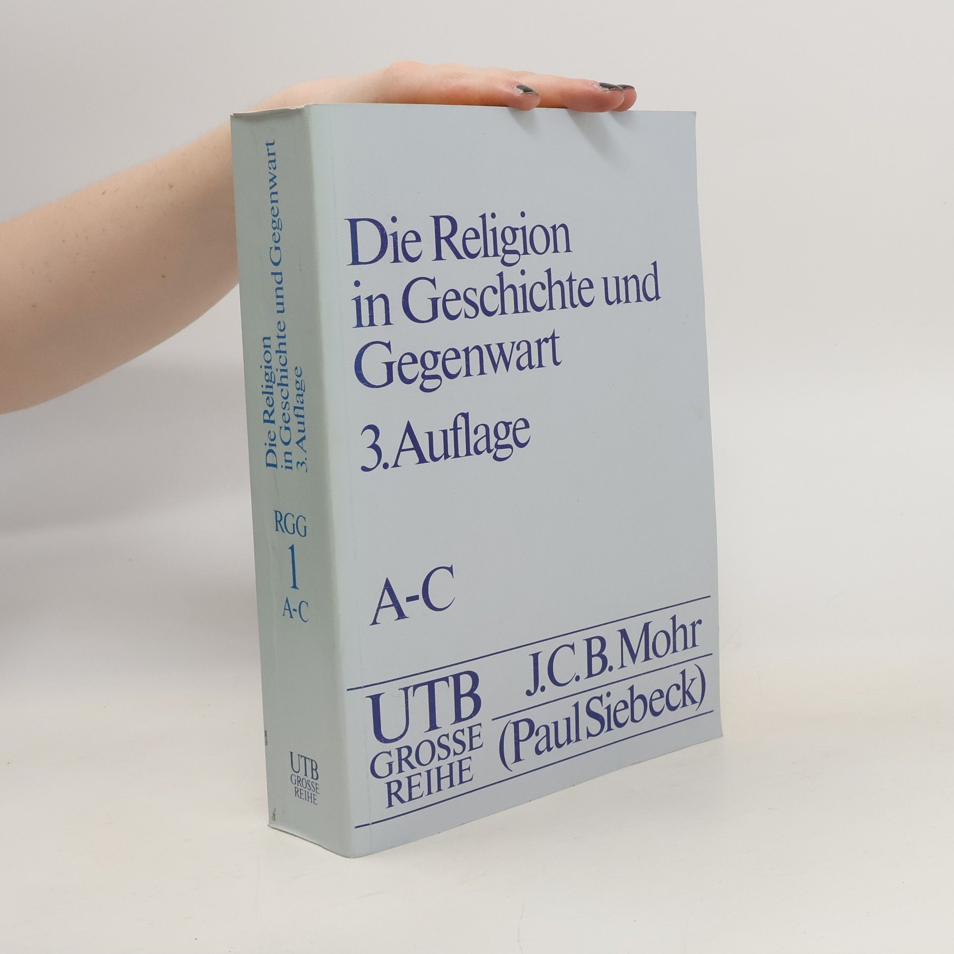 Hans von Campenhausen Die Religion in Geschichte und Gegenwart 1 A-C