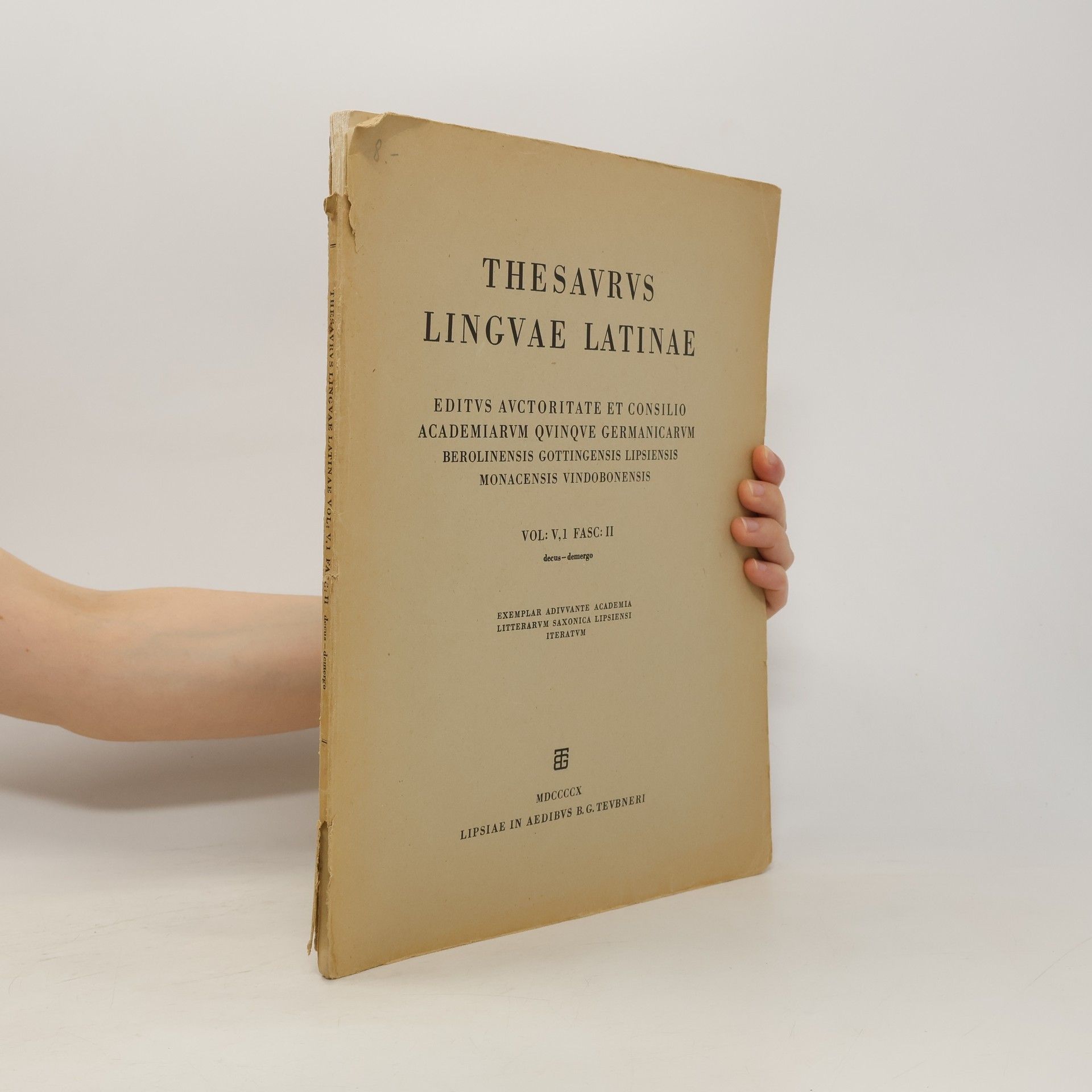 Kolektív autorov Thesaurus Linguae Latinae