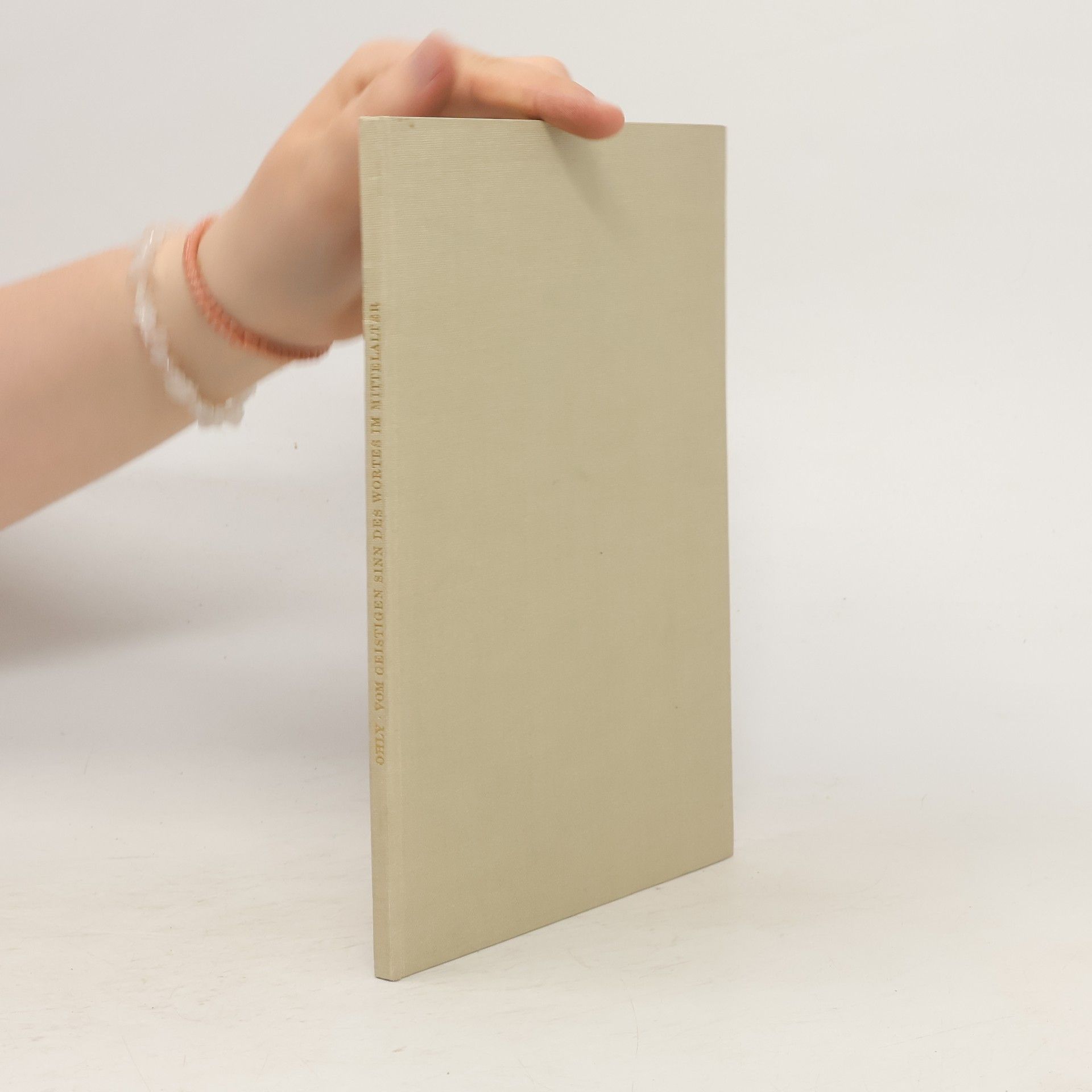 Collectif d'auteurs Vom Geistigen Sinn des Wörter im Mittelalter