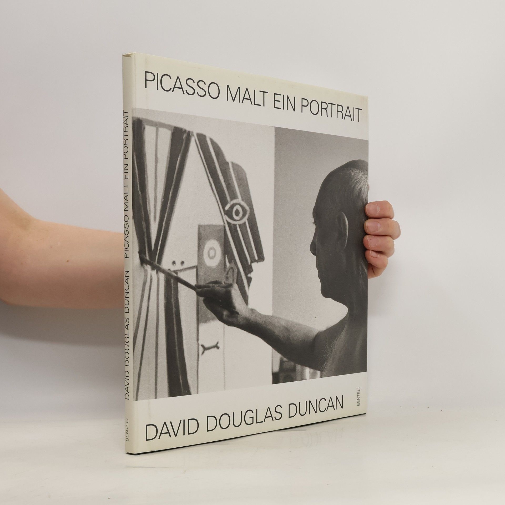 David Duncan Douglas Picasso malt ein Portrait