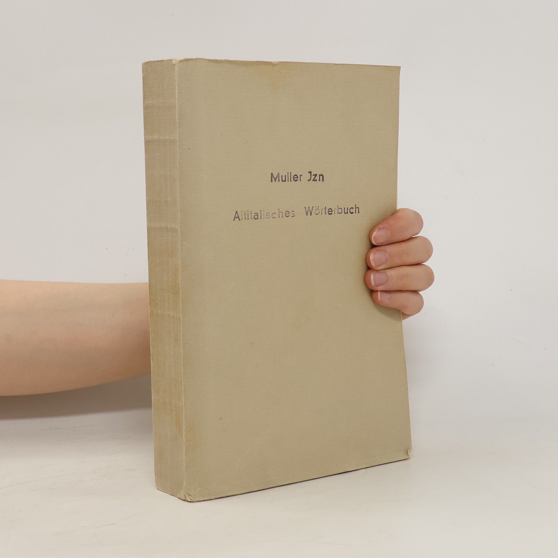 Altitalisches Wörterbuch