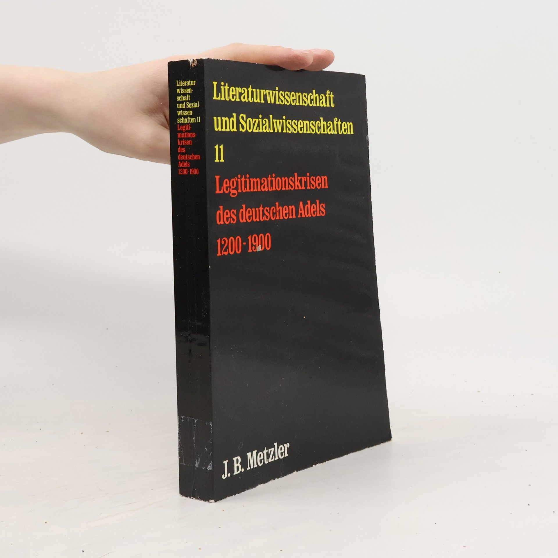 J. B. Metzler Literaturwissenschaft und Sozialwissenschaften 11