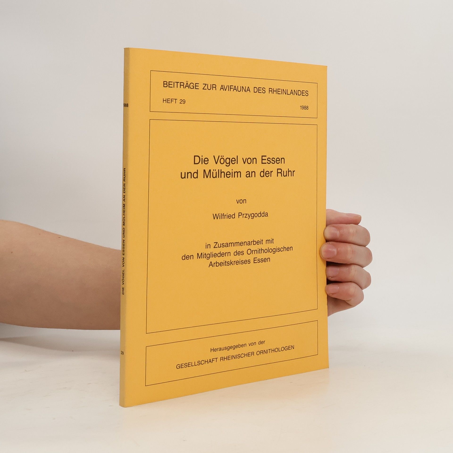 Wilfried Przygodda Die Vögel von Essen und Mülheim an der Ruhr
