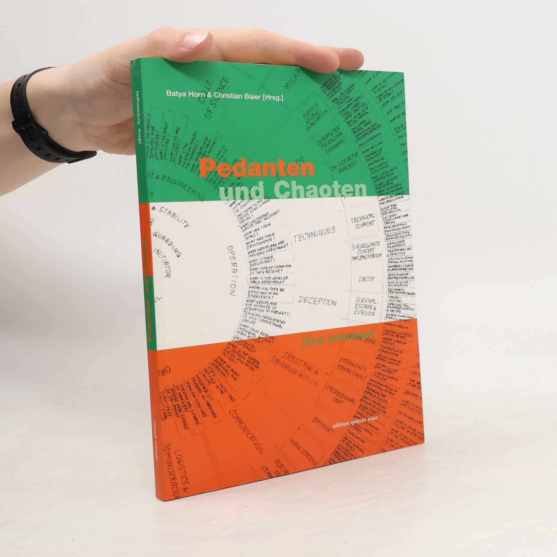 Batya Horn Pedanten & Chaoten. Eine Anthologie