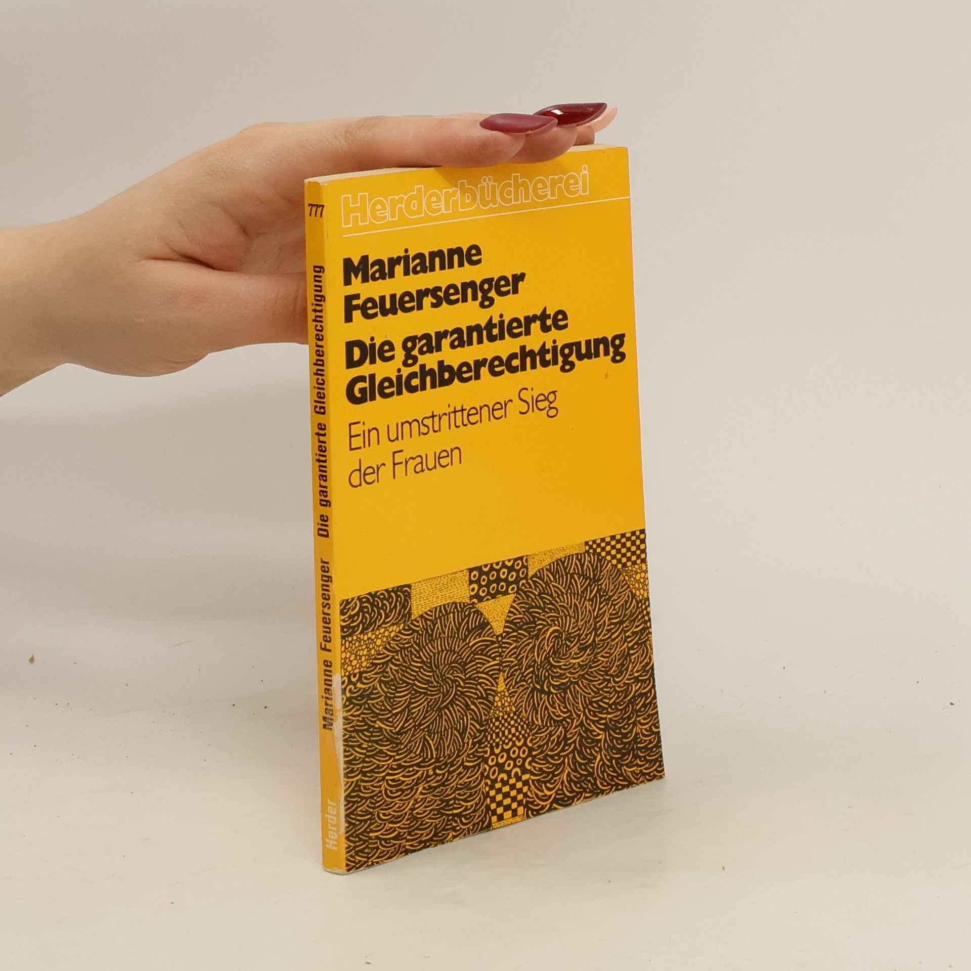 Marianne Feuersenger Die garantierte Gleichberechtigung