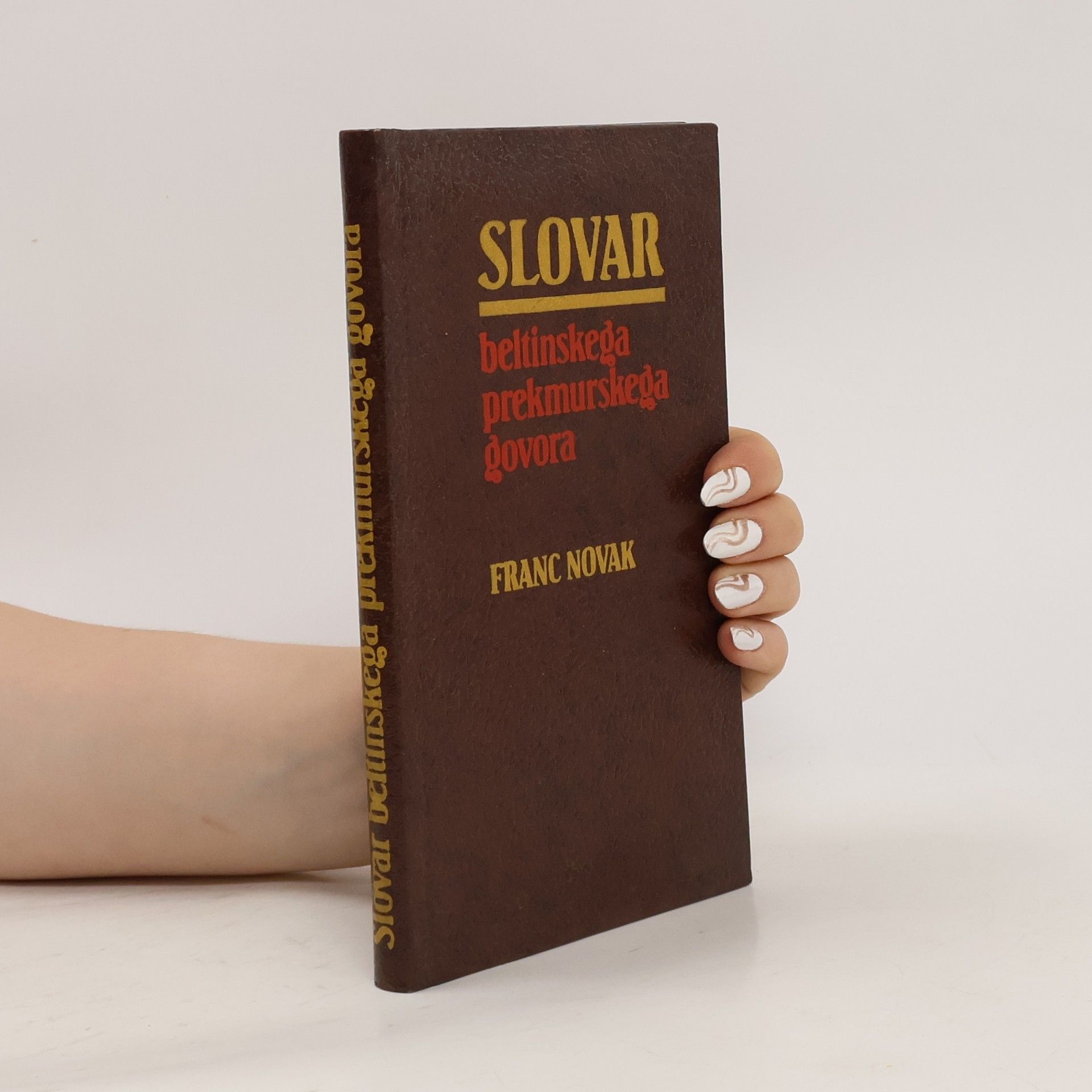 Franc Novak Slovar beltinskega prekmurskega govora